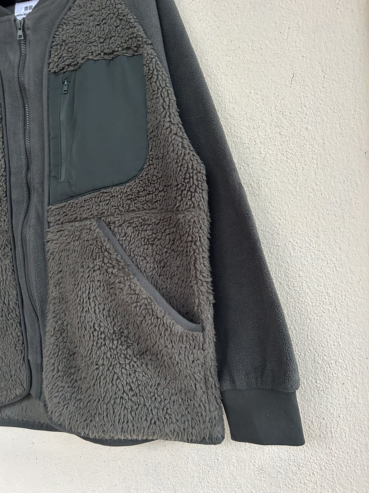 Uniqlo × White Mountaineering Zip Up Sherpa Fleece Size US M / EU 48-50 / 2 - 4 Thumbnail