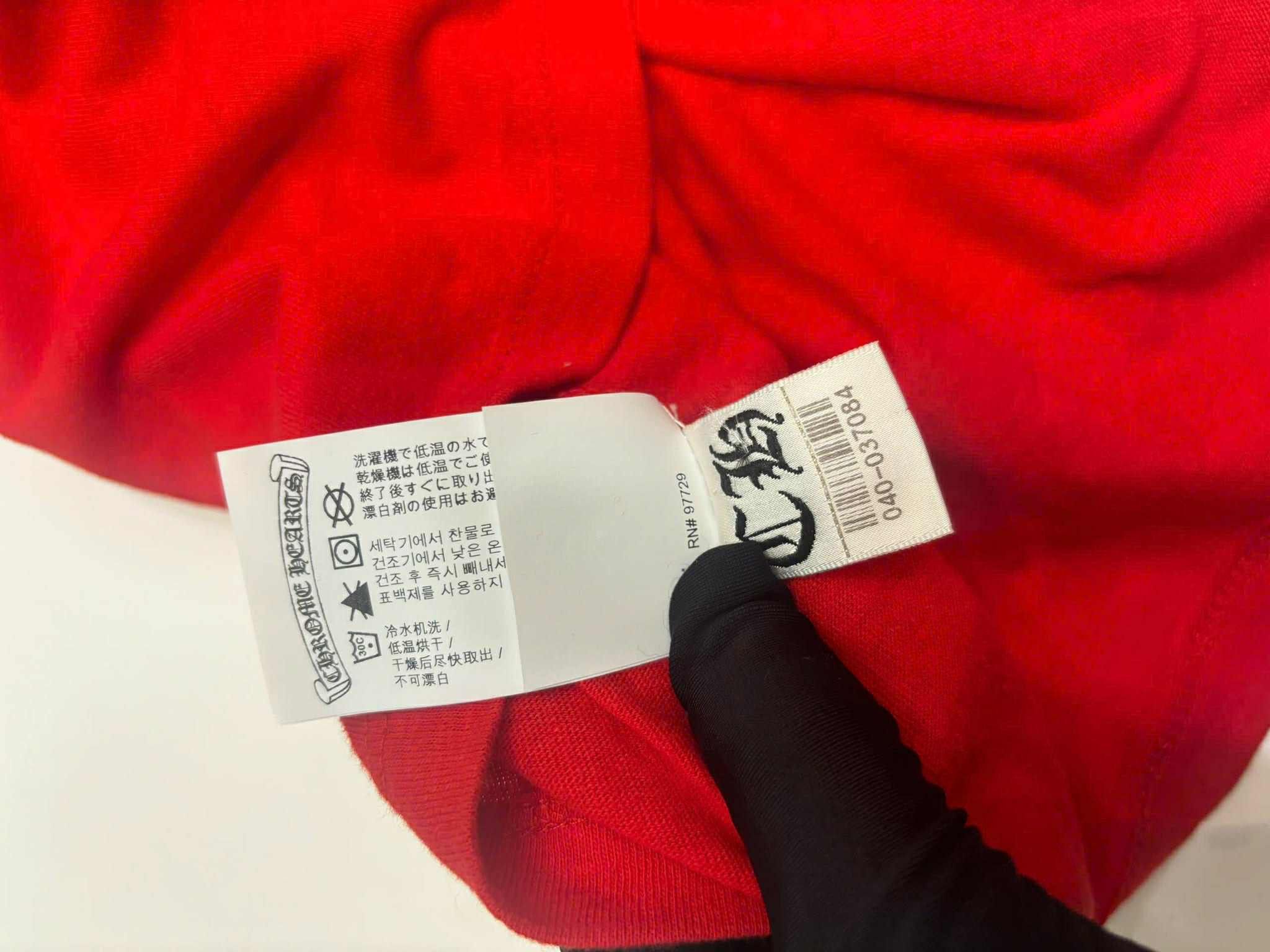 Chrome Hearts Chrome Hearts Roller Skate Horse Shoe Jersey L/S t-shirt red Size US M / EU 48-50 / 2 - 9 Thumbnail