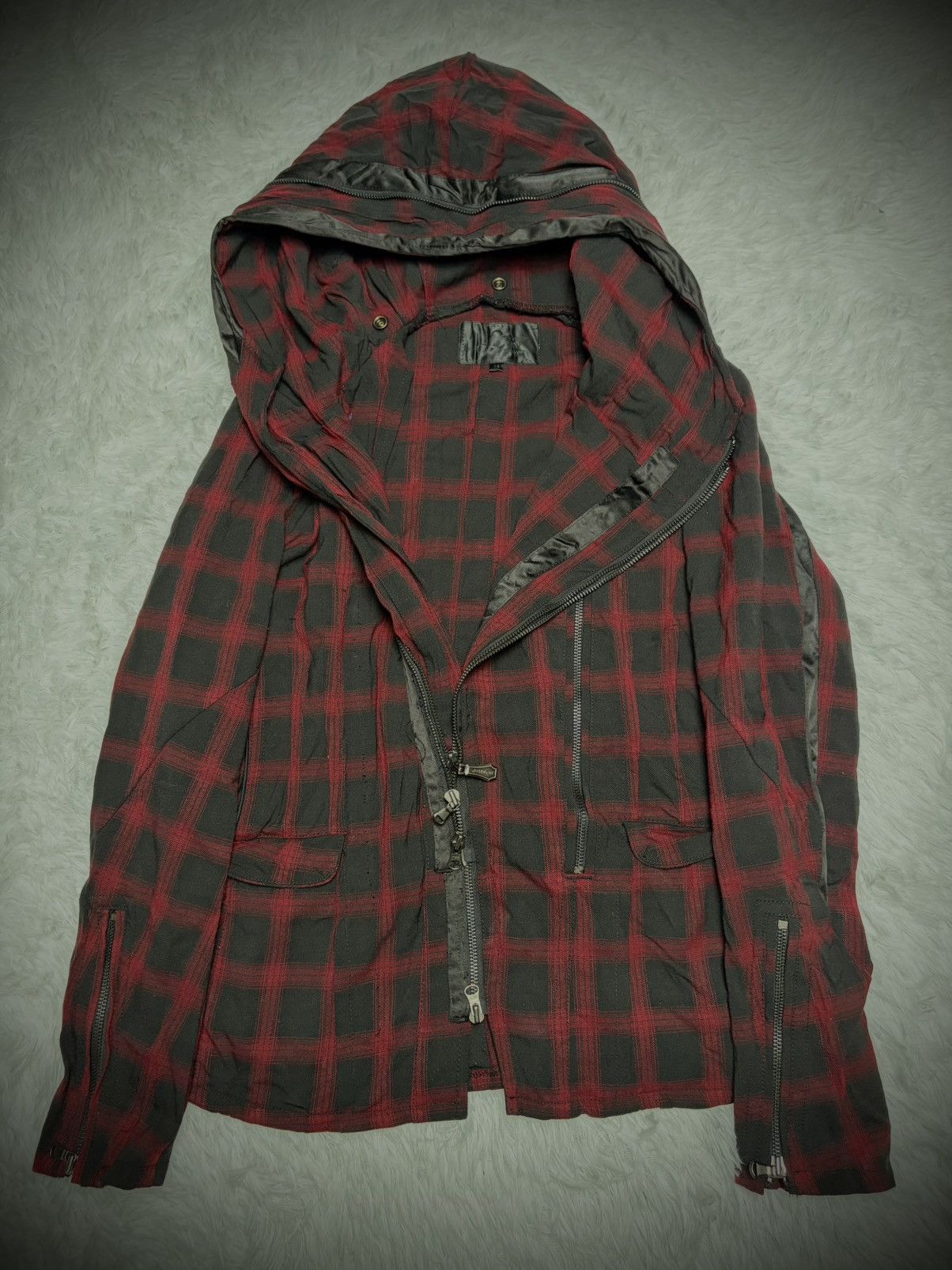 Hysteric Glamour Rare 2000s Jackrose luvmaison punk asymmetrical bono jacket Size US S / EU 44-46 / 1 - 2 Thumbnail