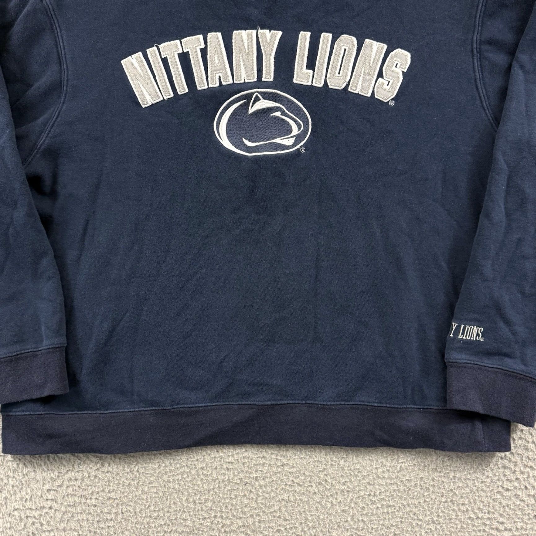 Vintage VINTAGE Penn State Nittany Lions Sweatshirt Men’s 2XL Blue 90s University College Logo Graphic Print Pullover Crewneck Sweatshirt USA J America Size US XXL / EU 58 / 5 - 2 Thumbnail