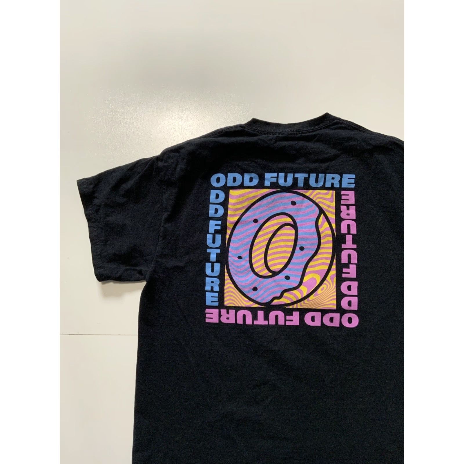 Vintage VINTAGE OFWGKTA Odd Future OF Donut Tyler The Creator Black S/S Crew T-Shirt M Mens Size US M / EU 48-50 / 2 - 6 Thumbnail