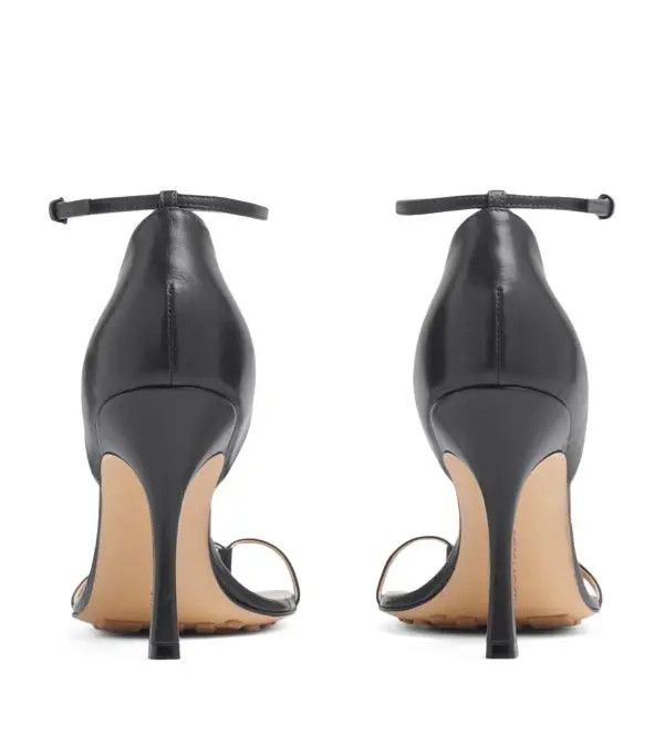 Bottega Veneta o1bcso1str0924 Stretch Strap Sandals in Black Size US 10.5 / IT 40.5 - 3 Thumbnail