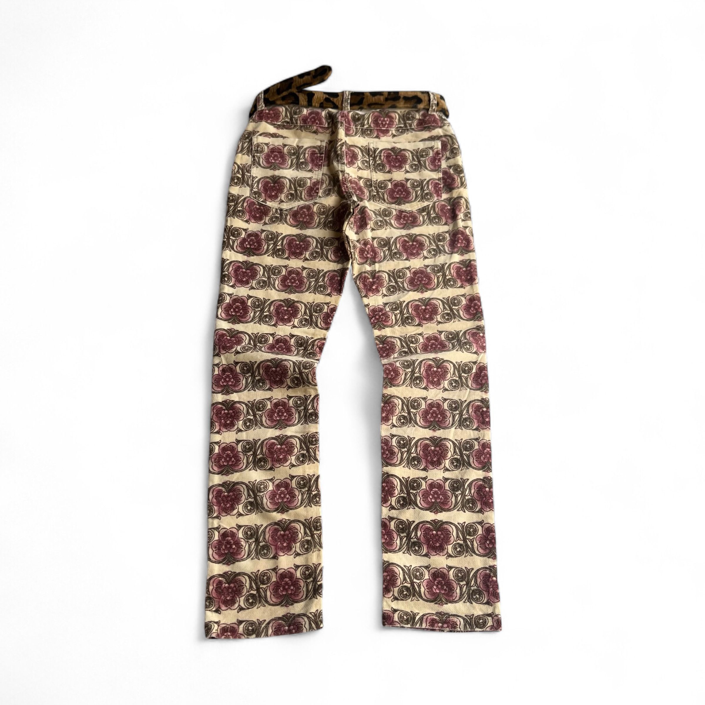 Japanese Brand Algonquins Floral Printed Hysteric Style Size US 28 / EU 44 - 5 Thumbnail