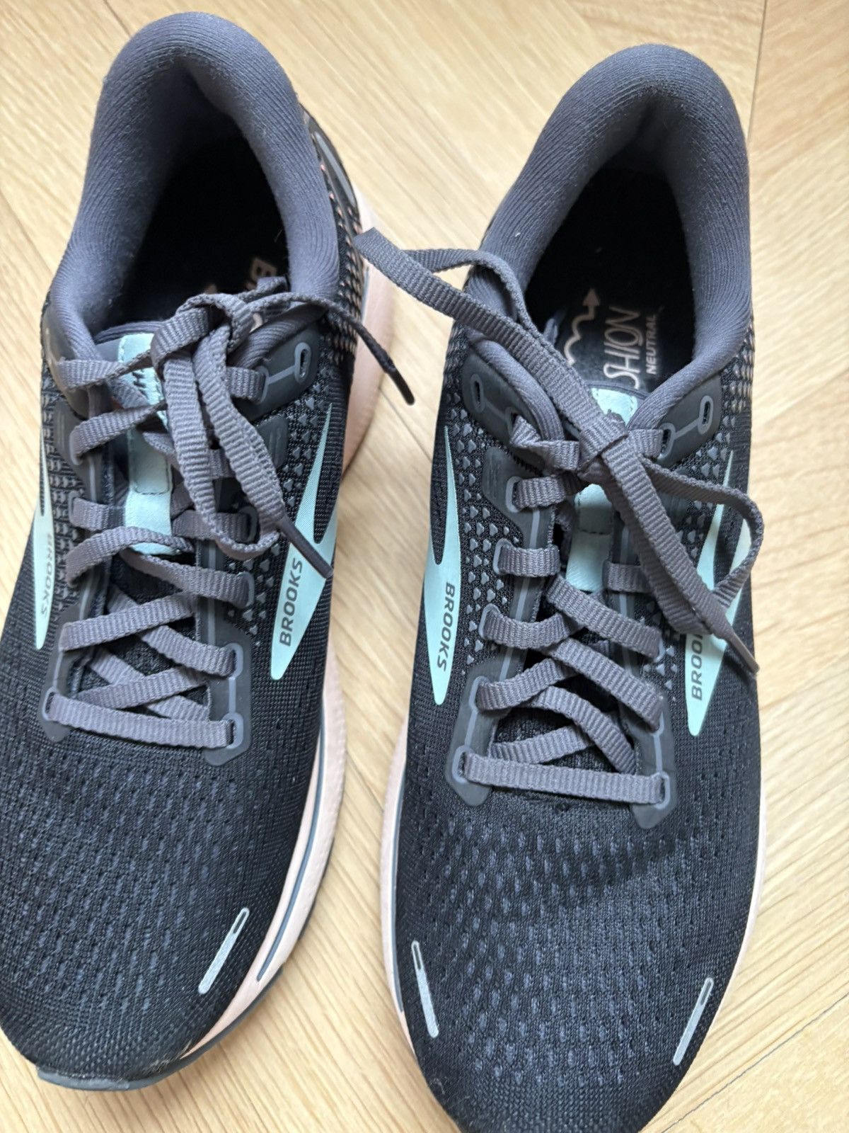 Brooks BROOKS GHOST 14 - BLACK - PEACH - PEARL Size US 9.5 / IT 39.5 - 8 Thumbnail