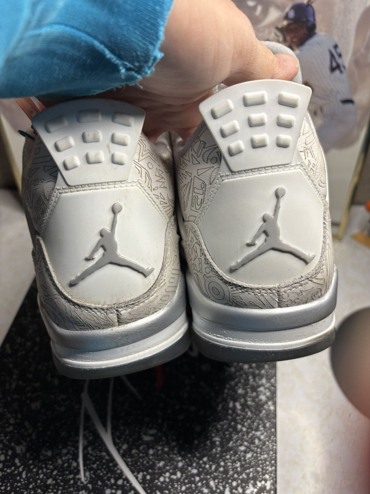 Jordan Brand Air Jordan 4 Retro “laser ” Size US 9.5 / EU 42-43 - 7 Thumbnail