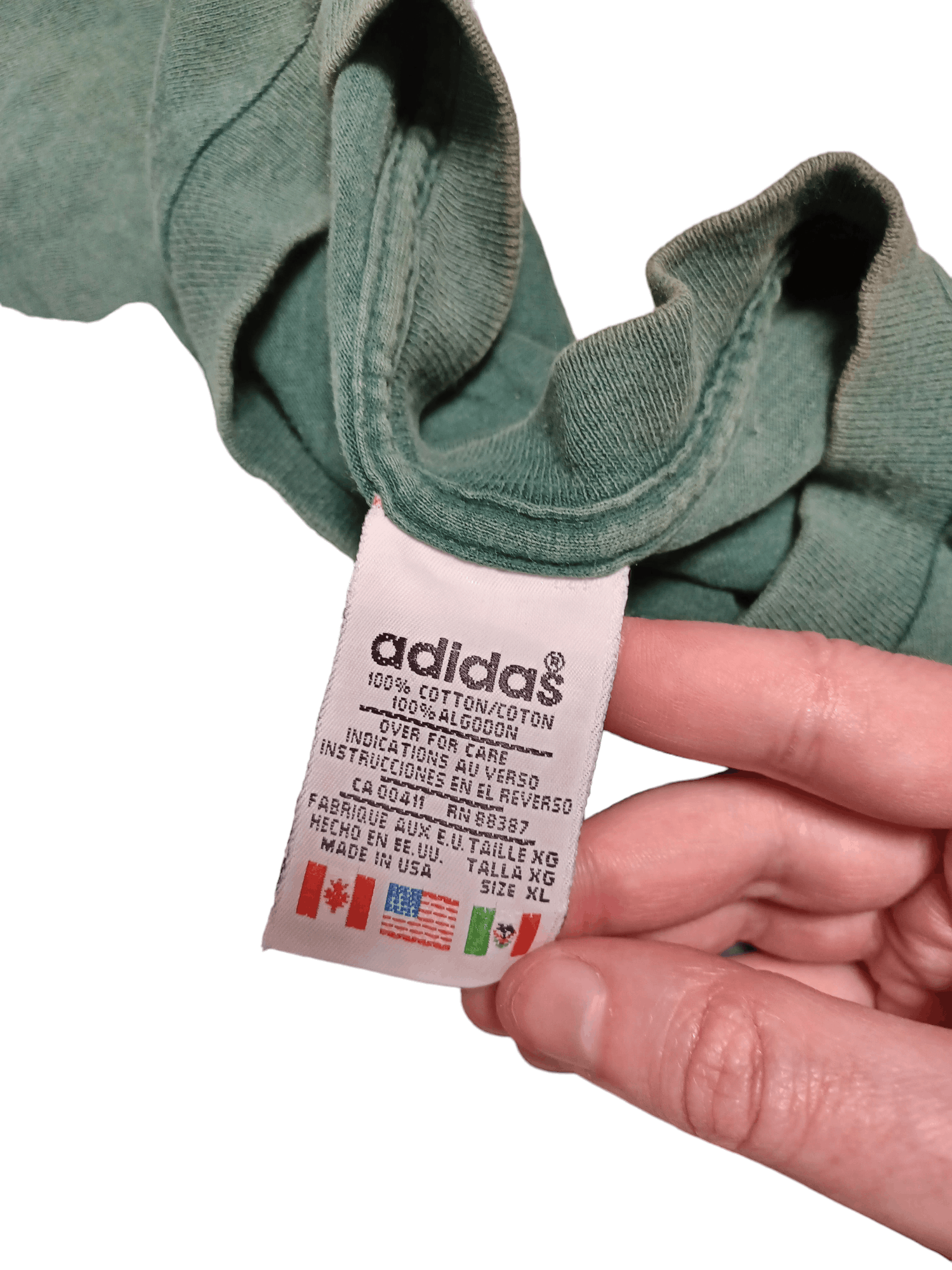 Adidas ADIDAS SOCCER MADE IN USA VINTAGE 90S TEE Size US XL / EU 56 / 4 - 4 Thumbnail