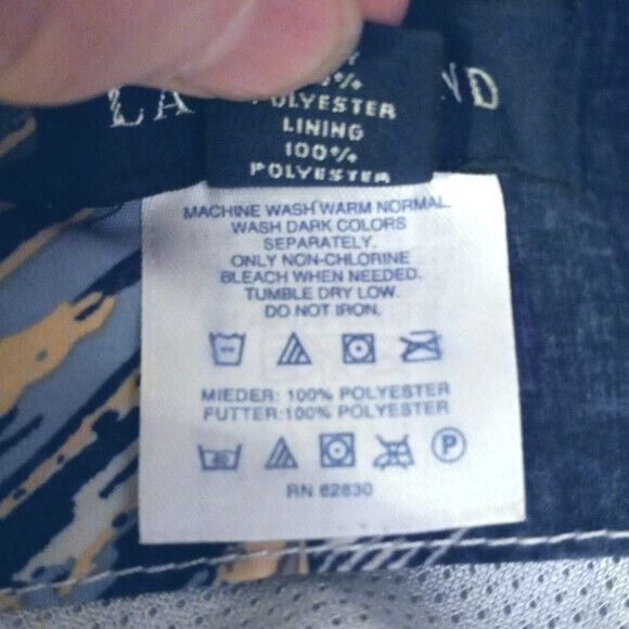 Lands' End Lands End XXL 44-46 Mens Blue Swim Trunks Shorts Bathing Sui Size US 44 / EU 60 - 5 Thumbnail