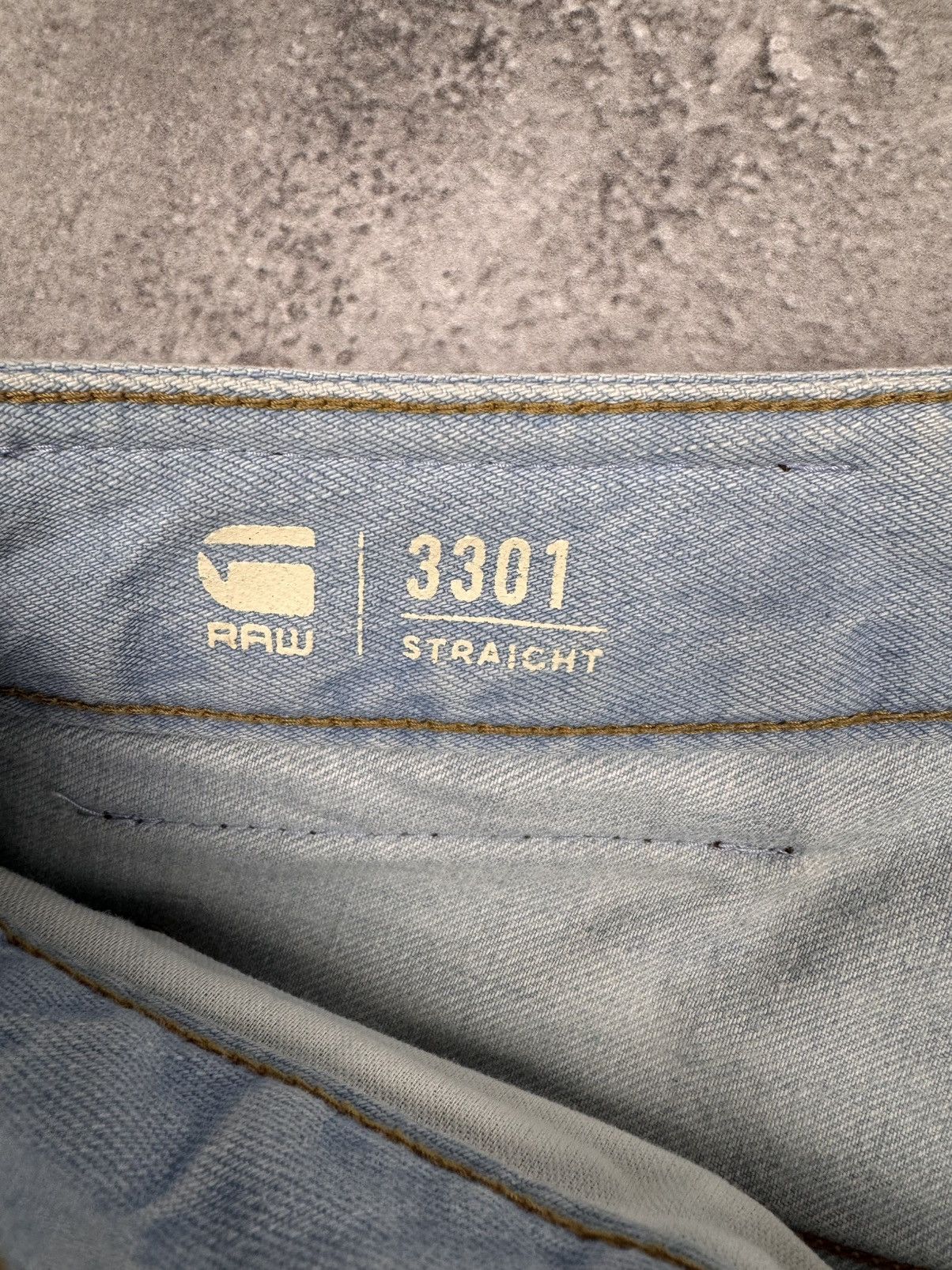 G-Star G-Star Raw Men Cotton Jeans Light Blue Washed Size 32 Size US 32 / EU 48 - 8 Thumbnail