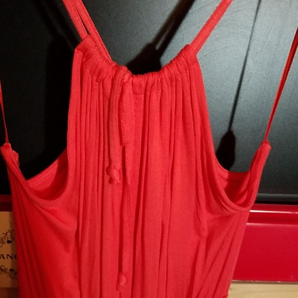 Other Sangria Strappy Dress Ruffled Hem Medium Size M / US 6-8 / IT 42-44 - 4 Thumbnail