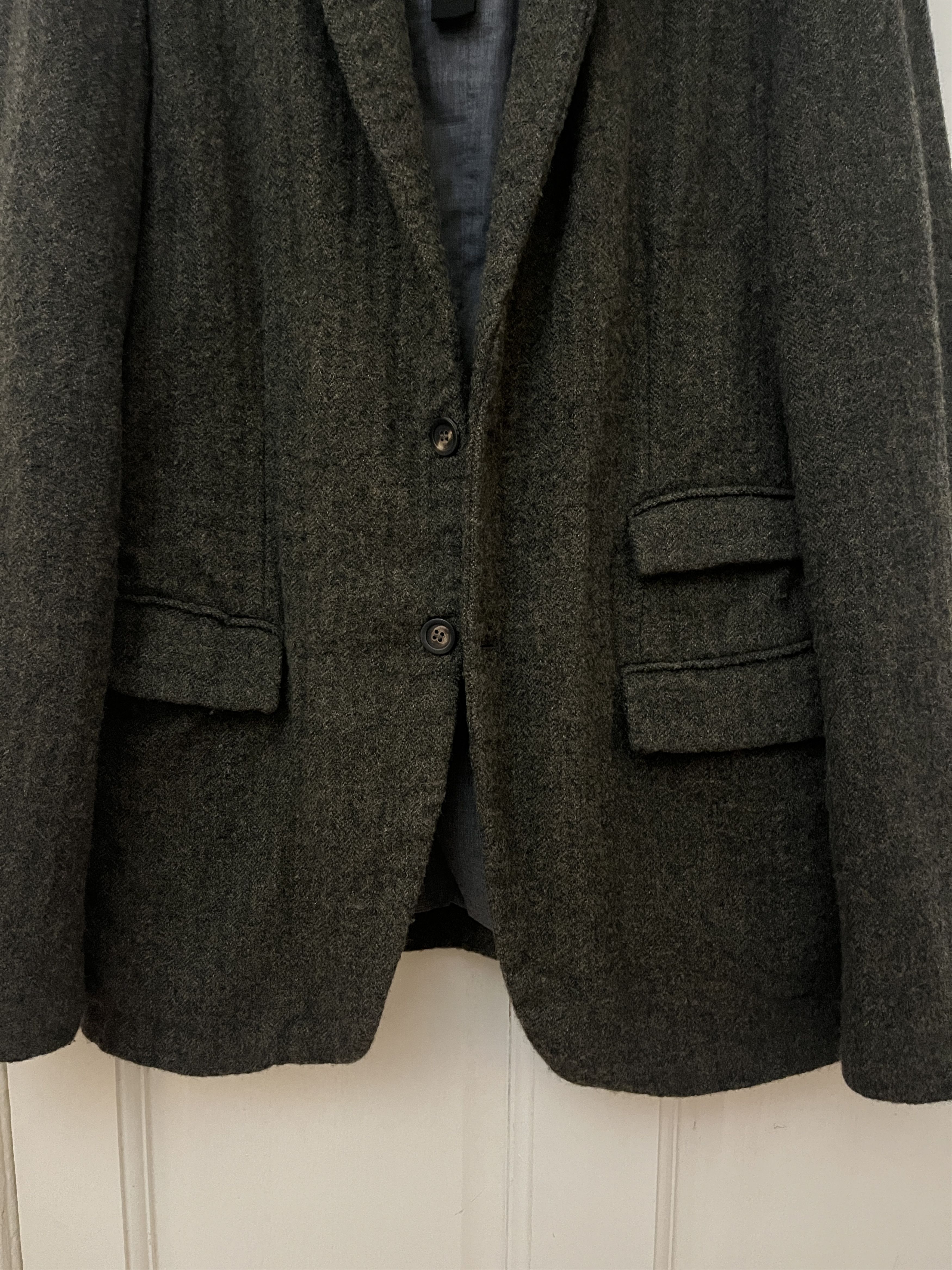 Forme D'Expression Heavy wool tailored jacket / blazer Size 52L - 3 Thumbnail