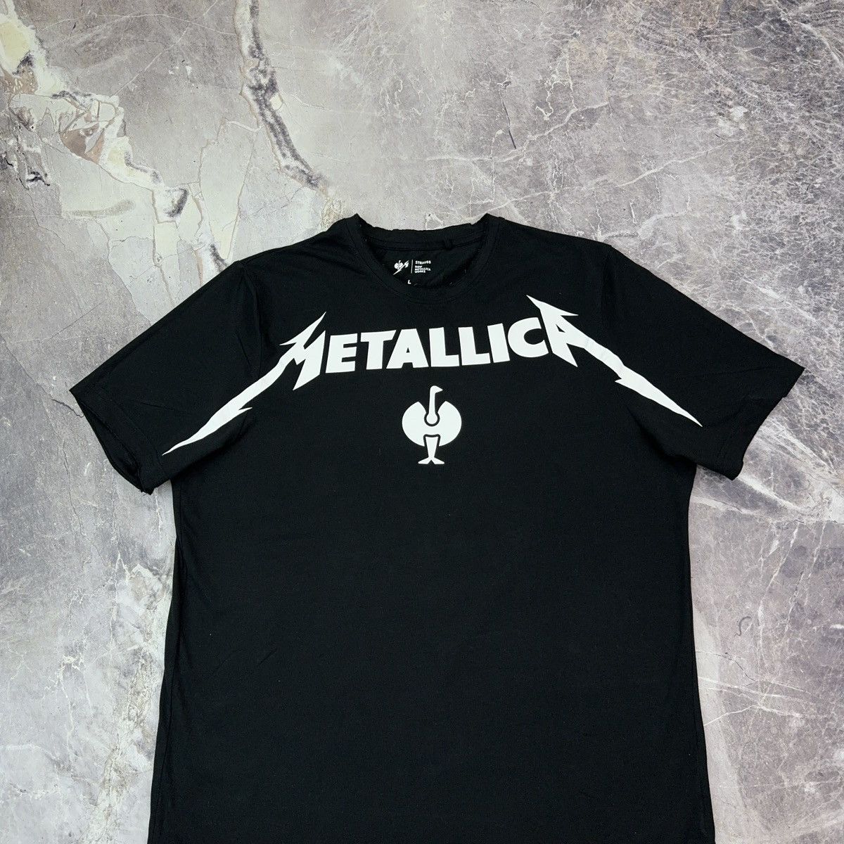Band Tees × Metallica Engelbert Strauss Metallica T shirt Oveprint Black Graphic Size US L / EU 52-54 / 3 - 4 Thumbnail