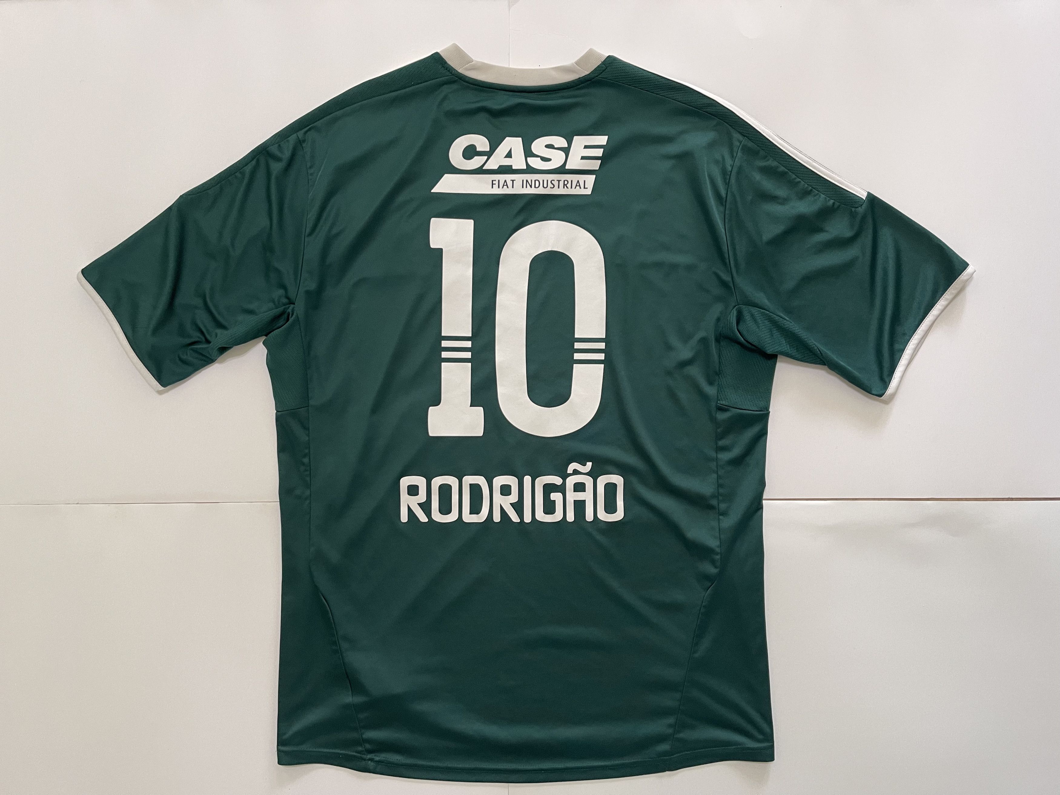 Adidas 2011 PALMEIRAS HOME JERSEY (#10 RODRIGAO) XL Size US XL / EU 56 / 4 - 2 Thumbnail