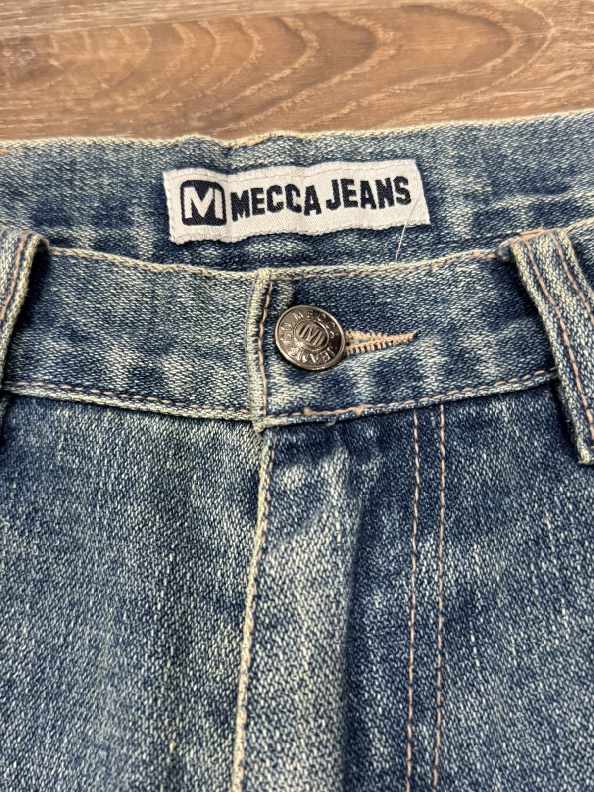 Mecca Vintage 90s/Y2K Mecca USA Baggy Denim Jeans Size US 32 / EU 48 - 8 Thumbnail