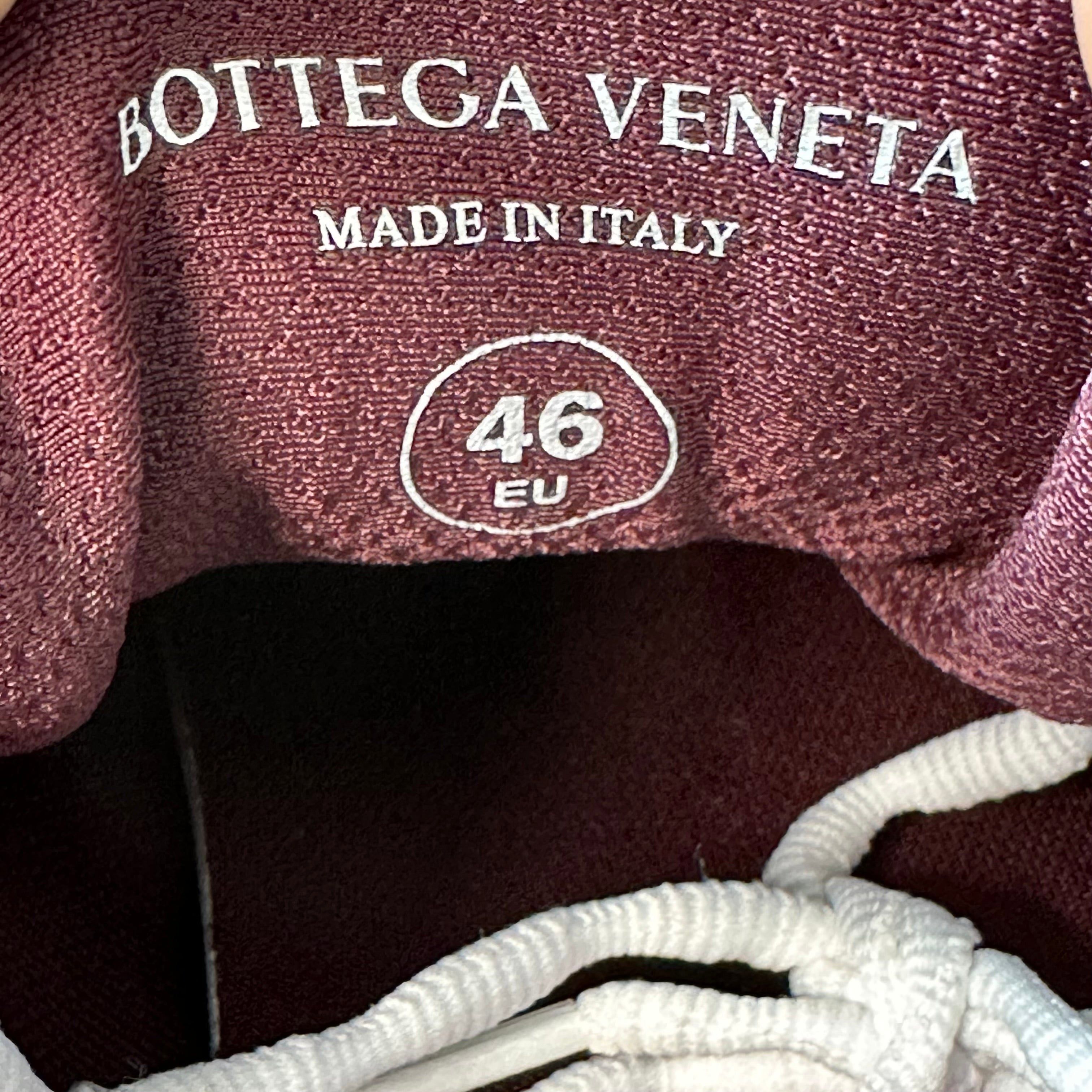 Bottega Veneta Bottega Veneta Maroon Silver Orbit Sneaker Sz 13 (46) Size US 13 / EU 46 - 6 Thumbnail