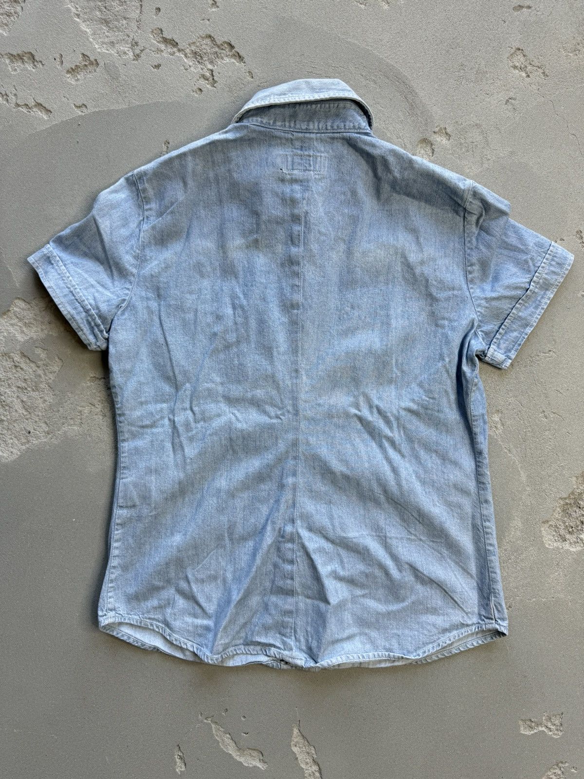Diesel × Vintage Vintage Diesel Industries Jeans Shirt Size L / US 10 / IT 46 - 2 Thumbnail