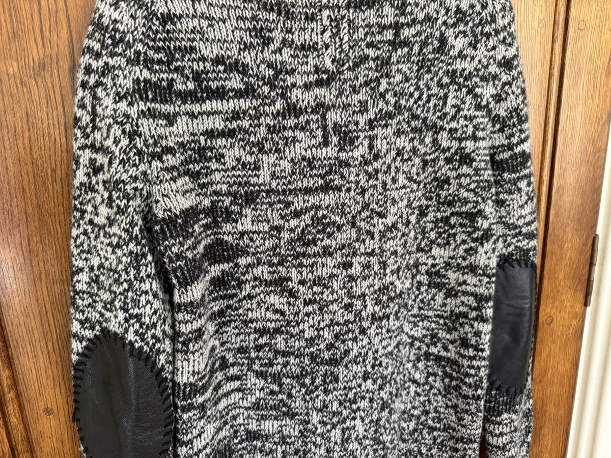 Saint Laurent Paris 1/1 FW16 Saint Laurent sample sweater leather wool scoop Size US S / EU 44-46 / 1 - 15 Thumbnail
