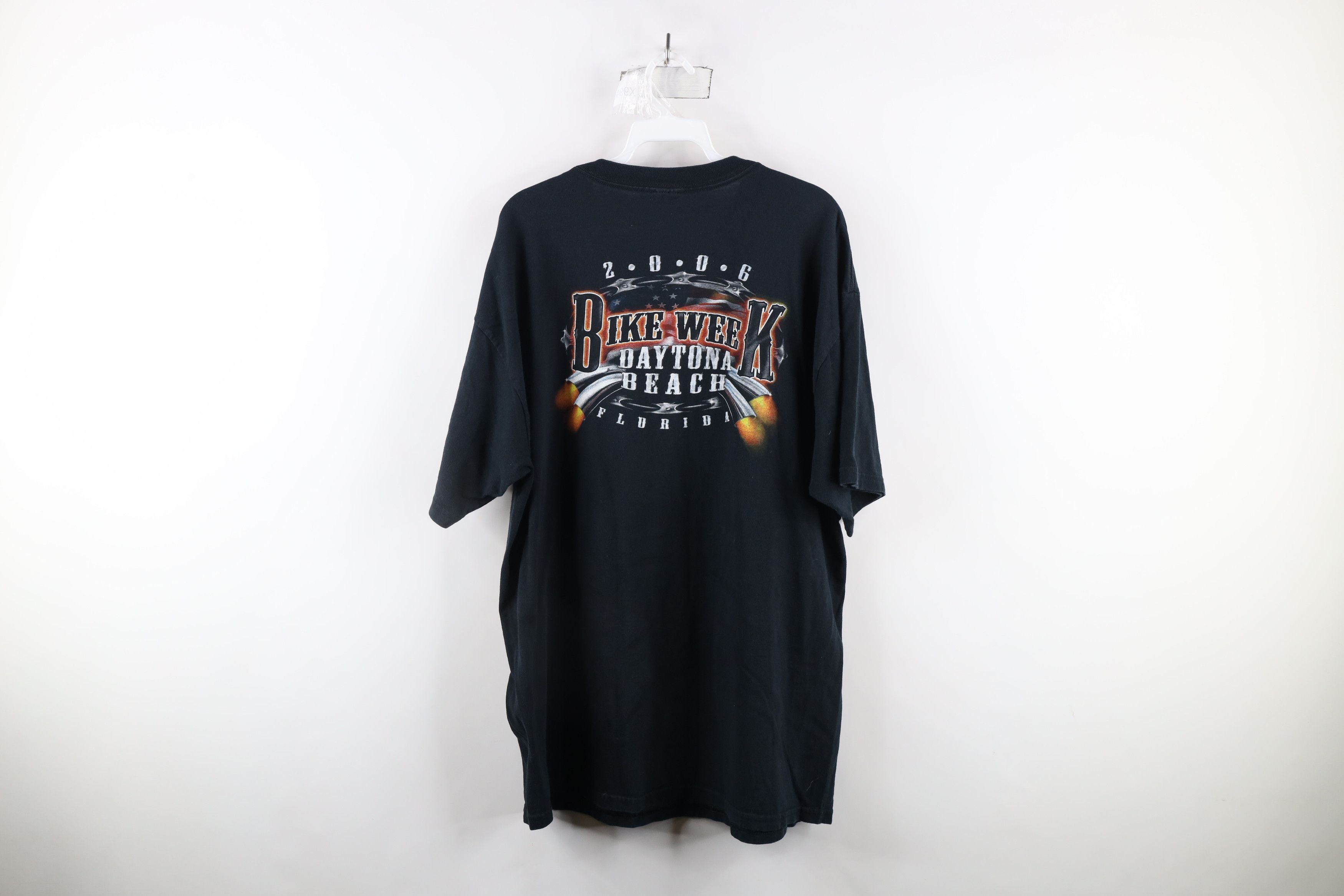 Vintage Vintage Y2K 2006 Beach Bike Week Eagle Tribal T-Shirt Black Size US XL / EU 56 / 4 - 7 Thumbnail