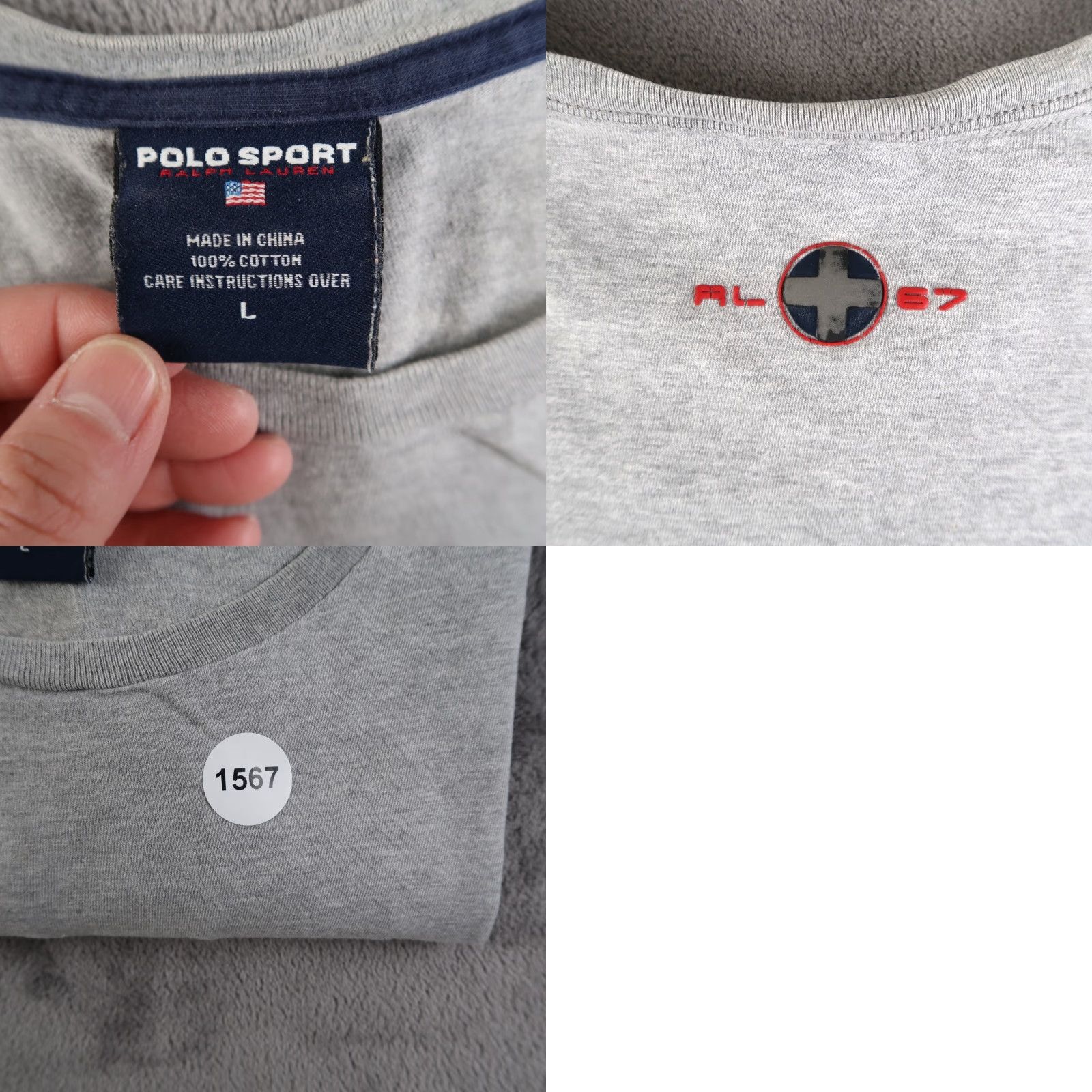 Vintage VINTAGE Polo Sport T Shirt Mens L Gray Graphic Print Ski 2002 2000s Polo Sport Tee Shirt Size US L / EU 52-54 / 3 - 8 Thumbnail