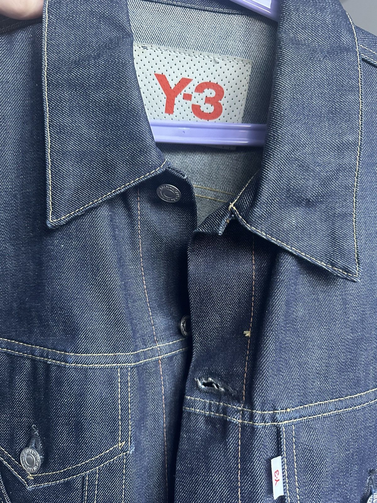 Y-3 Y-3 adidas denim jacket Size US M / EU 48-50 / 2 - 6 Thumbnail