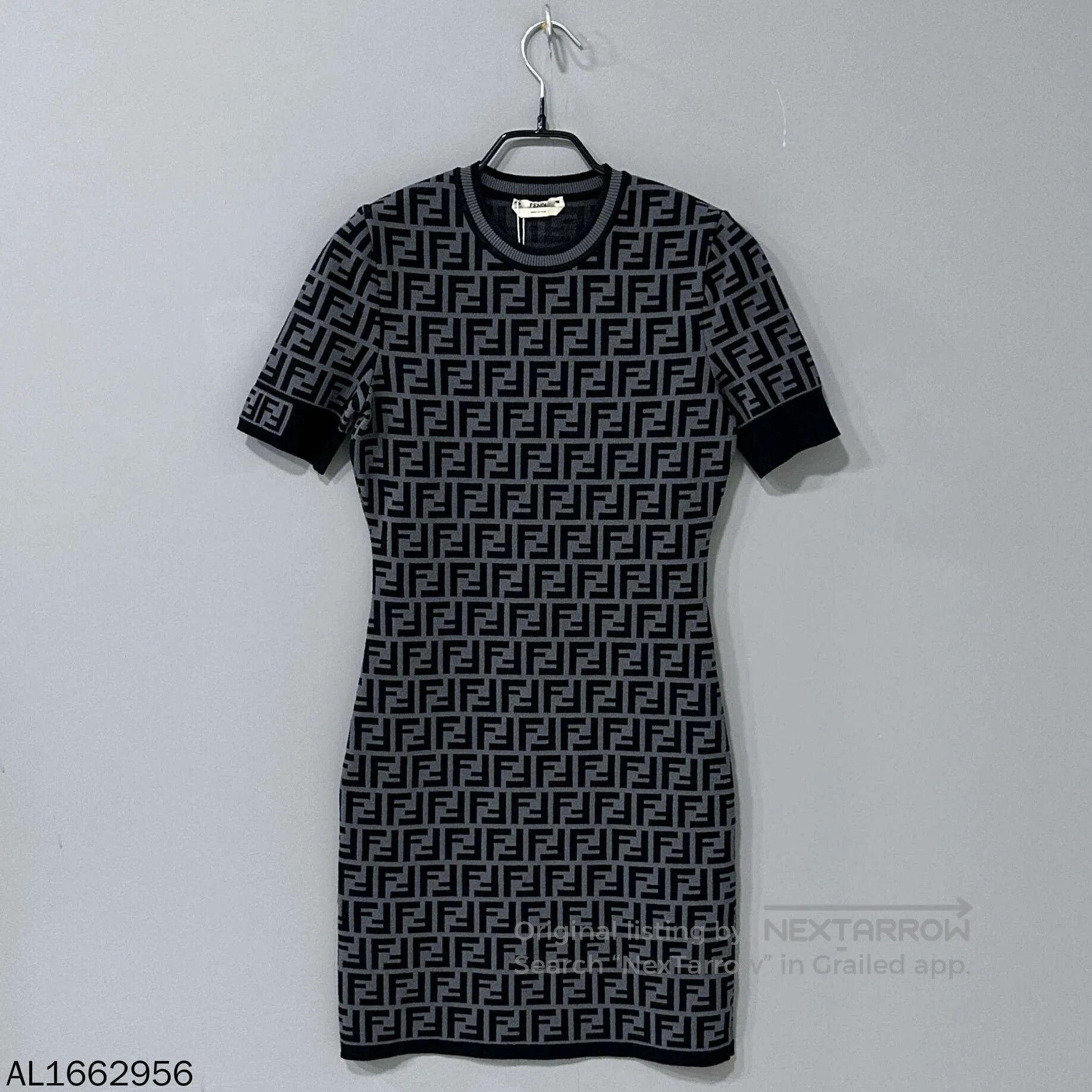 Fendi Fendi Double F Printed Dress. Size US 36 / EU 52 - 1 Thumbnail
