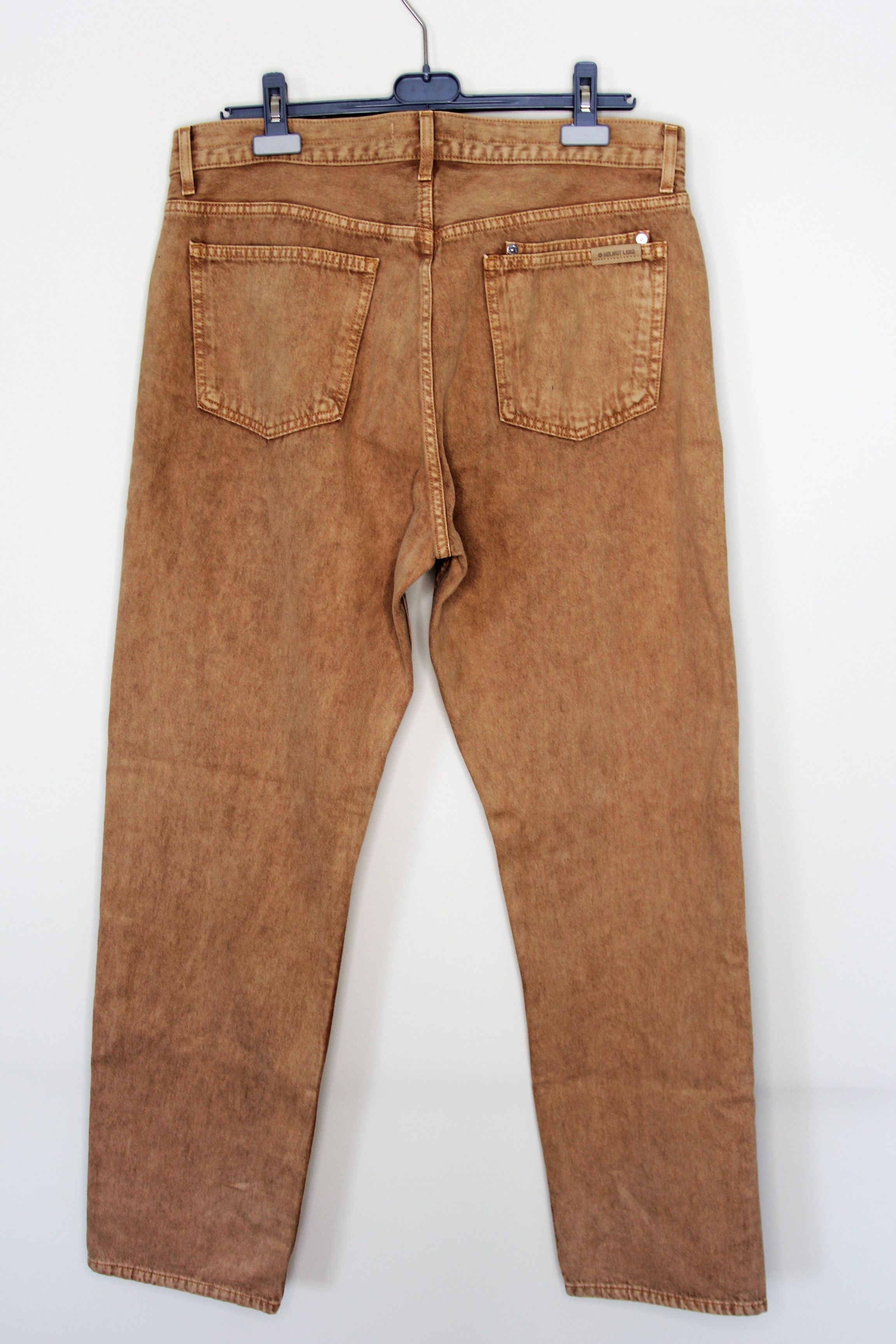 Helmut Lang BNWT AW23 HELMUT LANG BROWN 98 CLASSIC CUT JEANS 36 Size US 36 / EU 52 - 3 Thumbnail