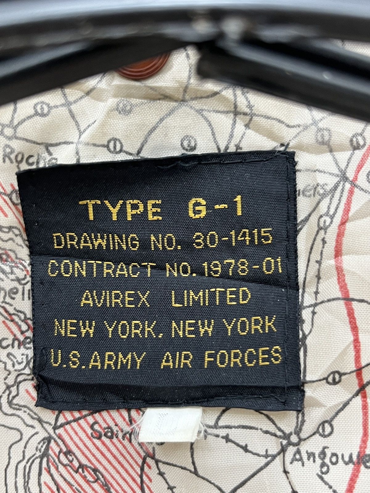 Avirex 🔥STEALS🔥 VTG AVIREX USAF TYPE G1 LEATHER JACKET Size US M / EU 48-50 / 2 - 16 Thumbnail