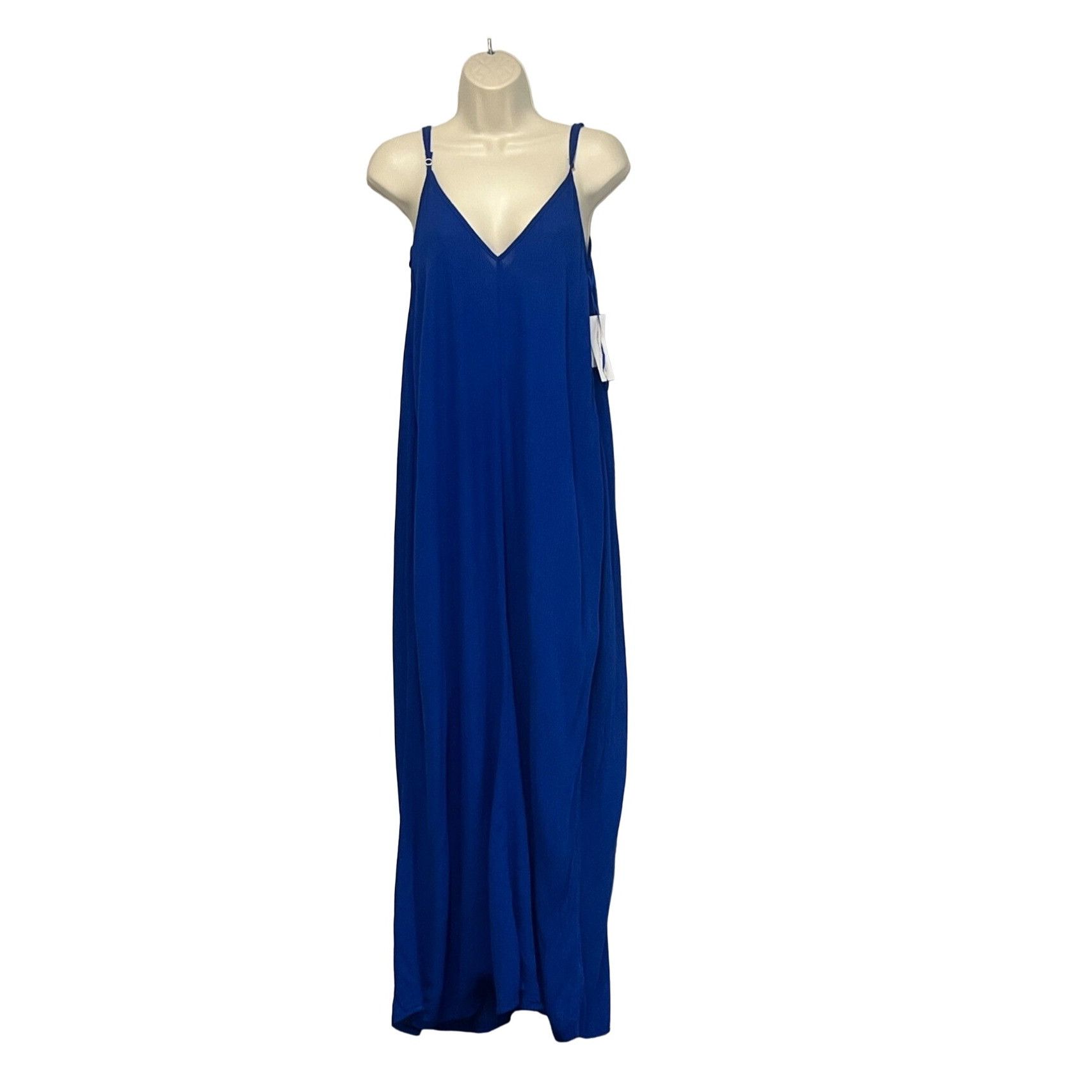 Treasure & Bond Treasure & Bond Woven Favorite Maxi Dress Blue Surf, XS Size XS / US 0-2 / IT 36-38 - 13 Thumbnail