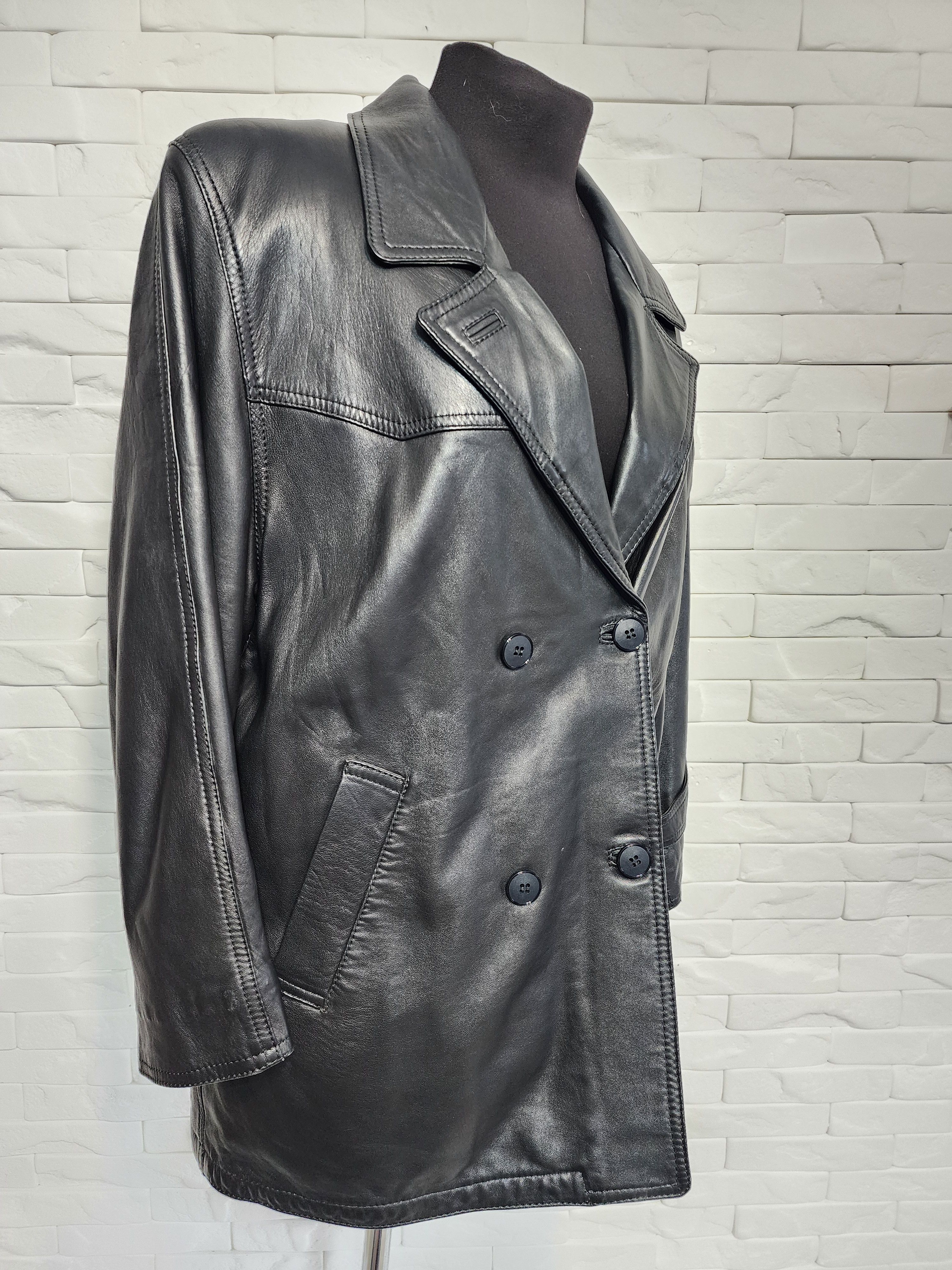 Other Elegant Black Women's Leather Jacket: Size XL / US 12-14 / IT 48-50 - 2 Thumbnail