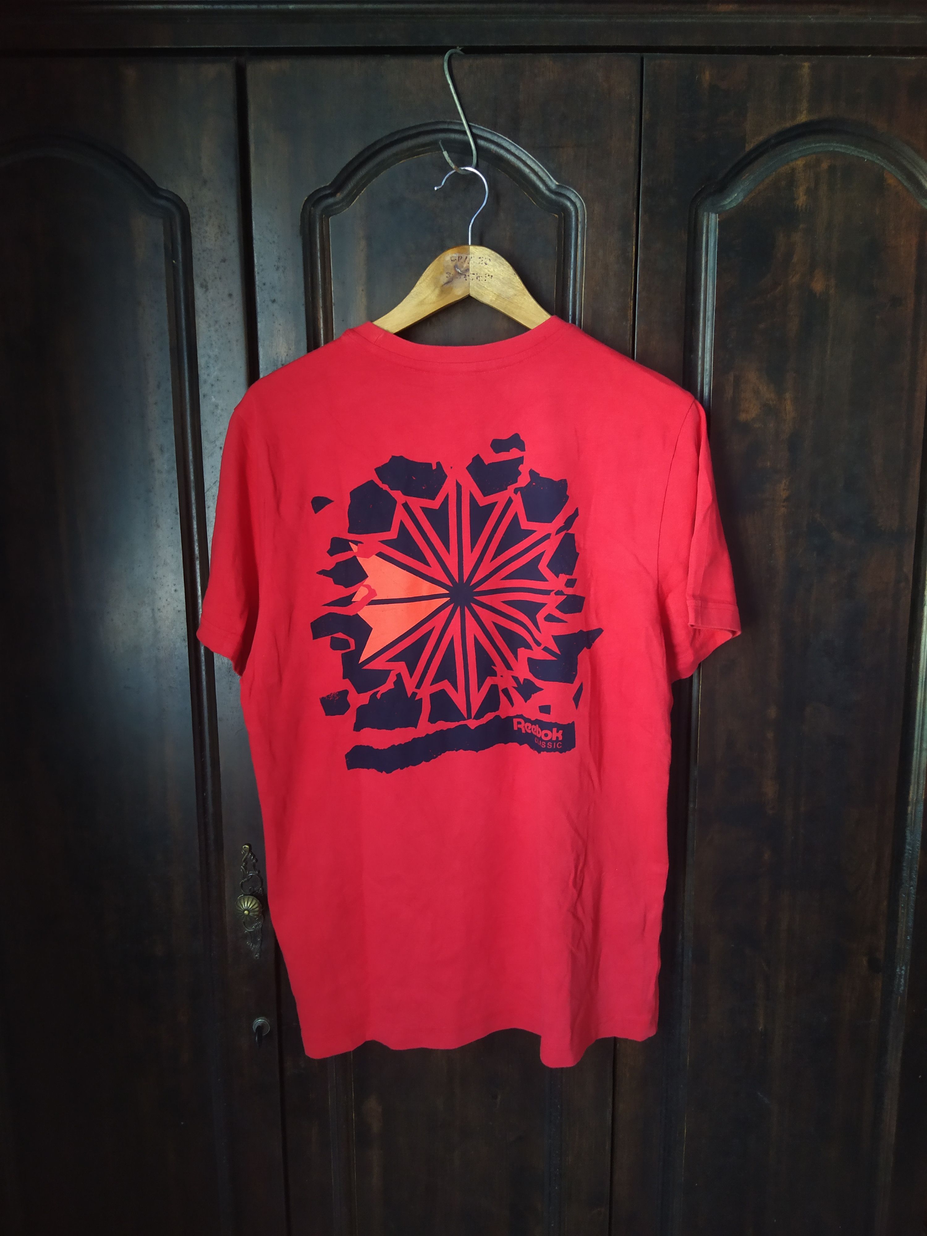 Reebok Reebok classic big logo backside casual shirt Size US M / EU 48-50 / 2 - 1 Thumbnail