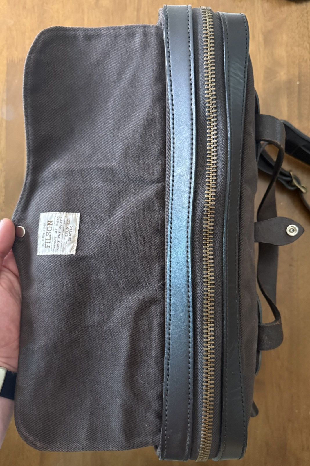 Filson Filson 70256 Original Briefcase Brown USA Size ONE SIZE - 8 Thumbnail