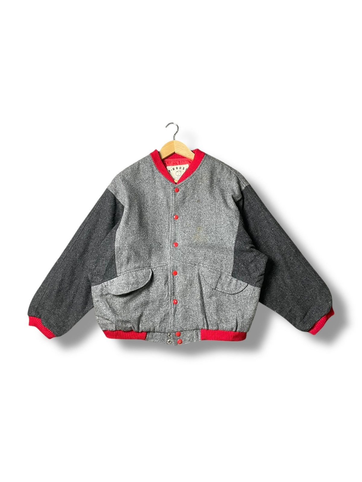 Vintage P.House Wool Varsity Jacket (51)