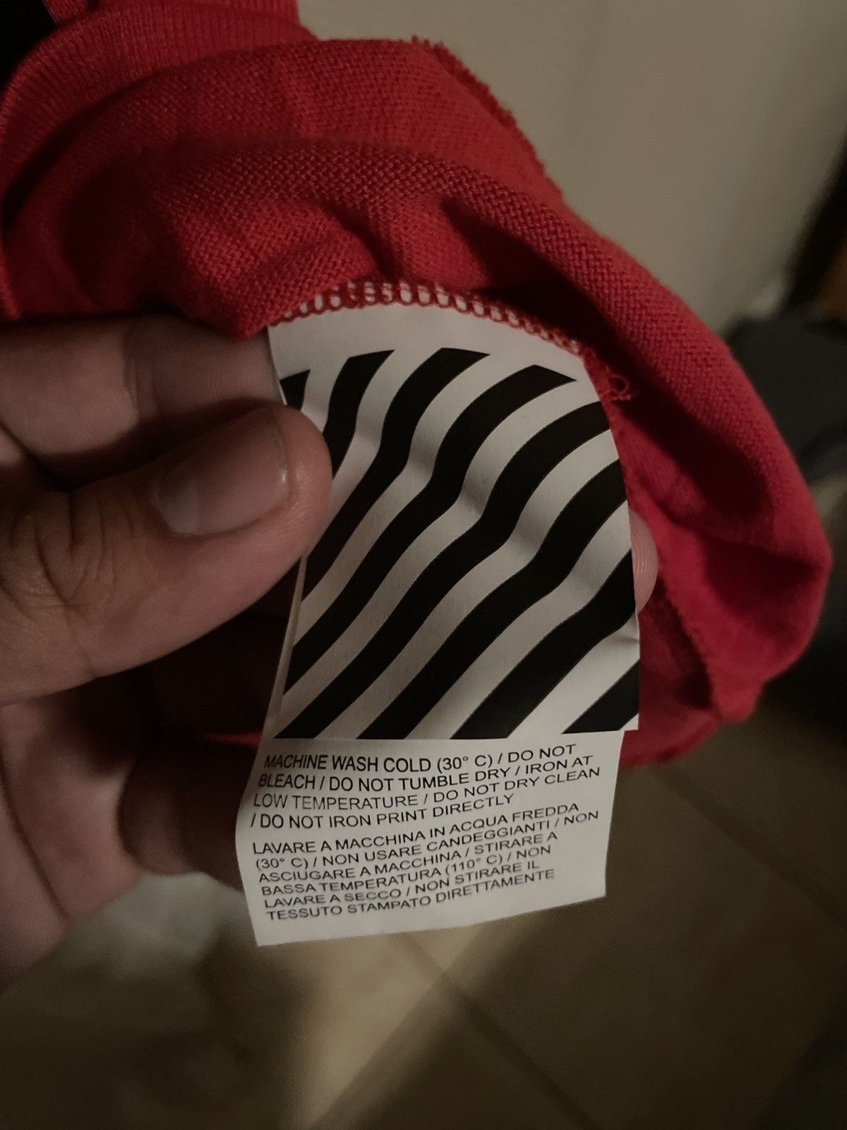 Off-White Off-White Mona Lisa Temperature Tee Size US S / EU 44-46 / 1 - 5 Thumbnail