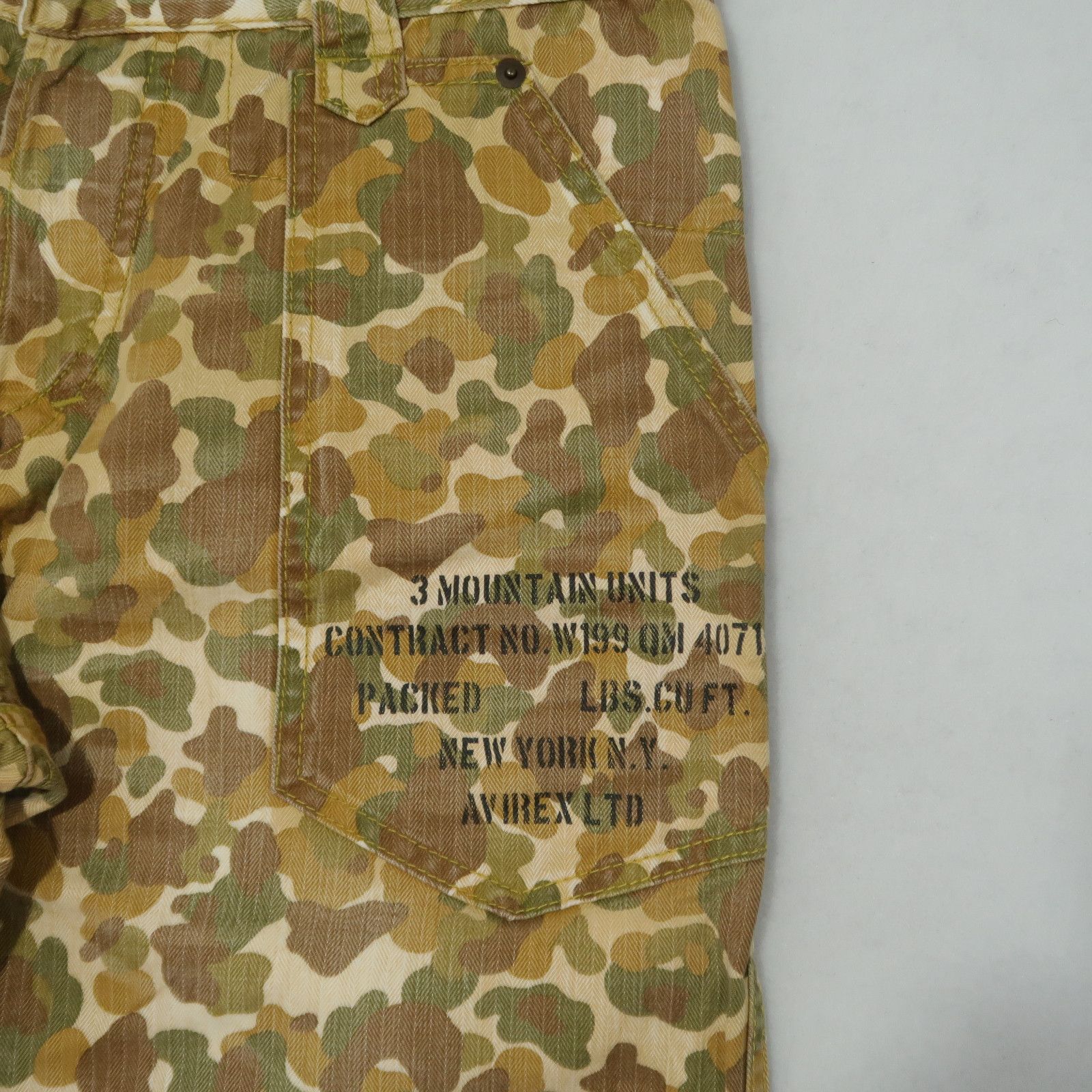 Buzz Rickson's 1990s Buzz Rickson's Avirex Camouflage Fatigue Pants USMC Size US 30 / EU 46 - 5 Thumbnail