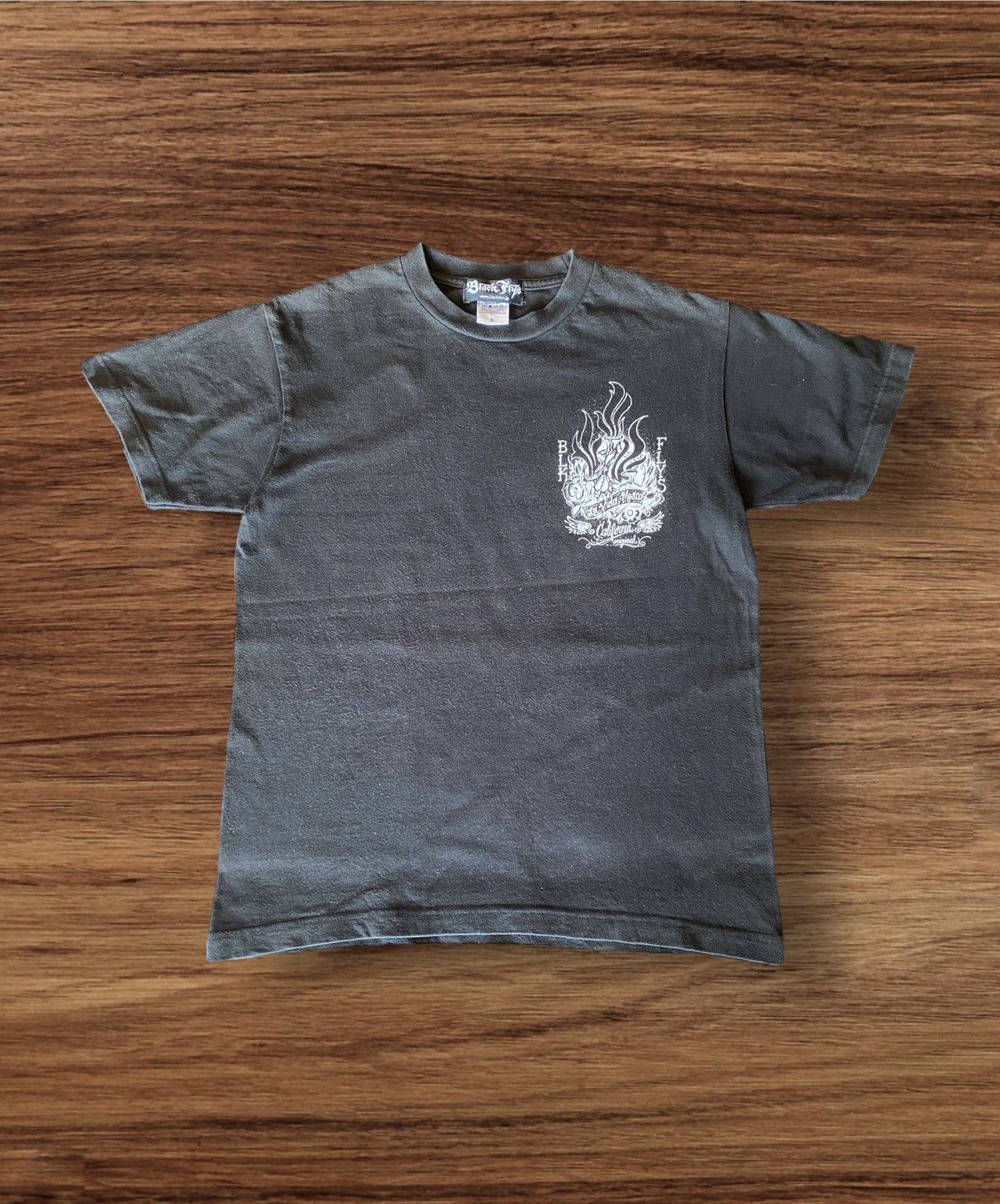 Japanese Brand Black Flys Affliction Style T-Shirt Size US S / EU 44-46 / 1 - 2 Thumbnail