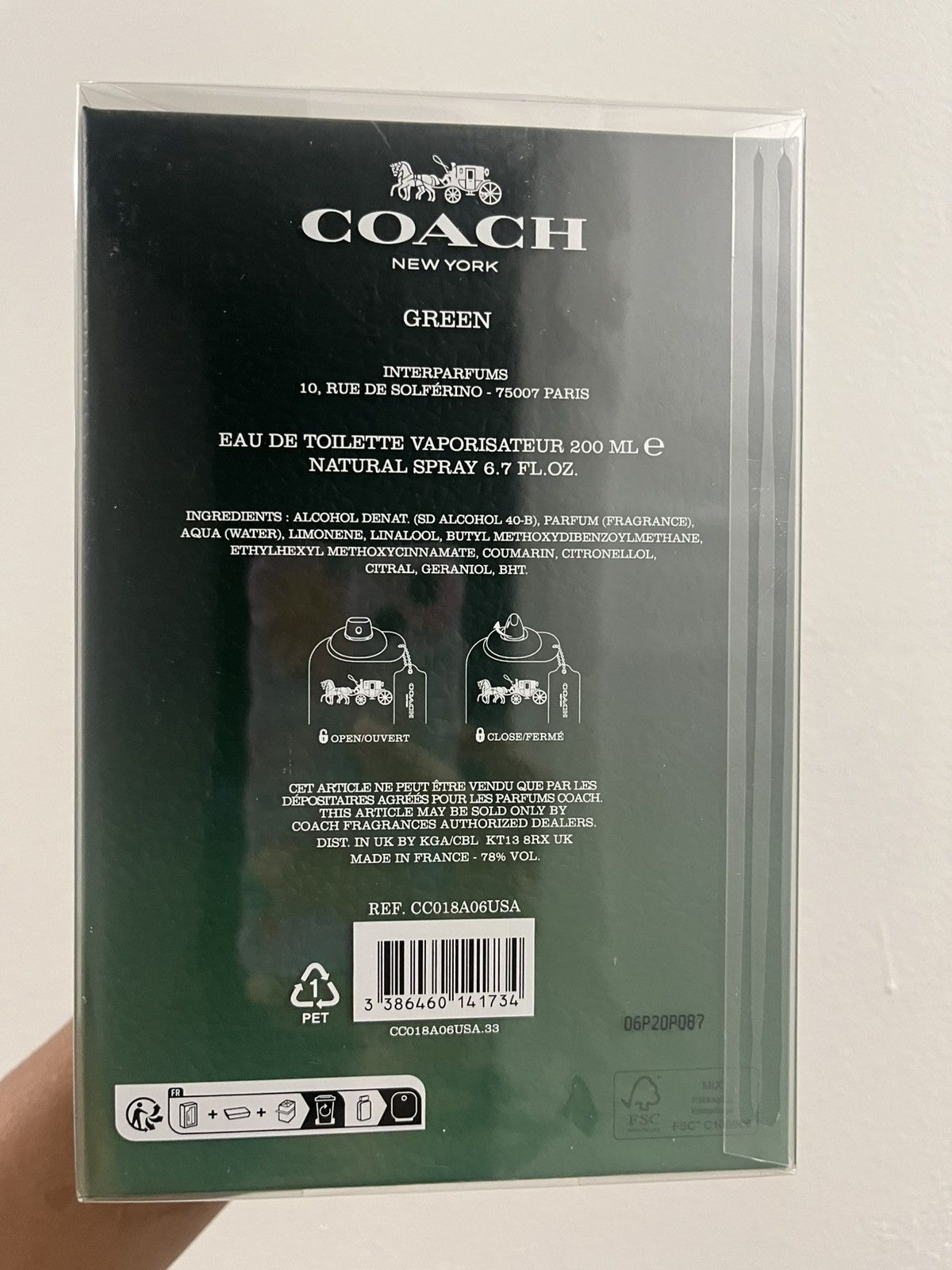 Coach Coach green 6.7 oz Size ONE SIZE - 2 Thumbnail