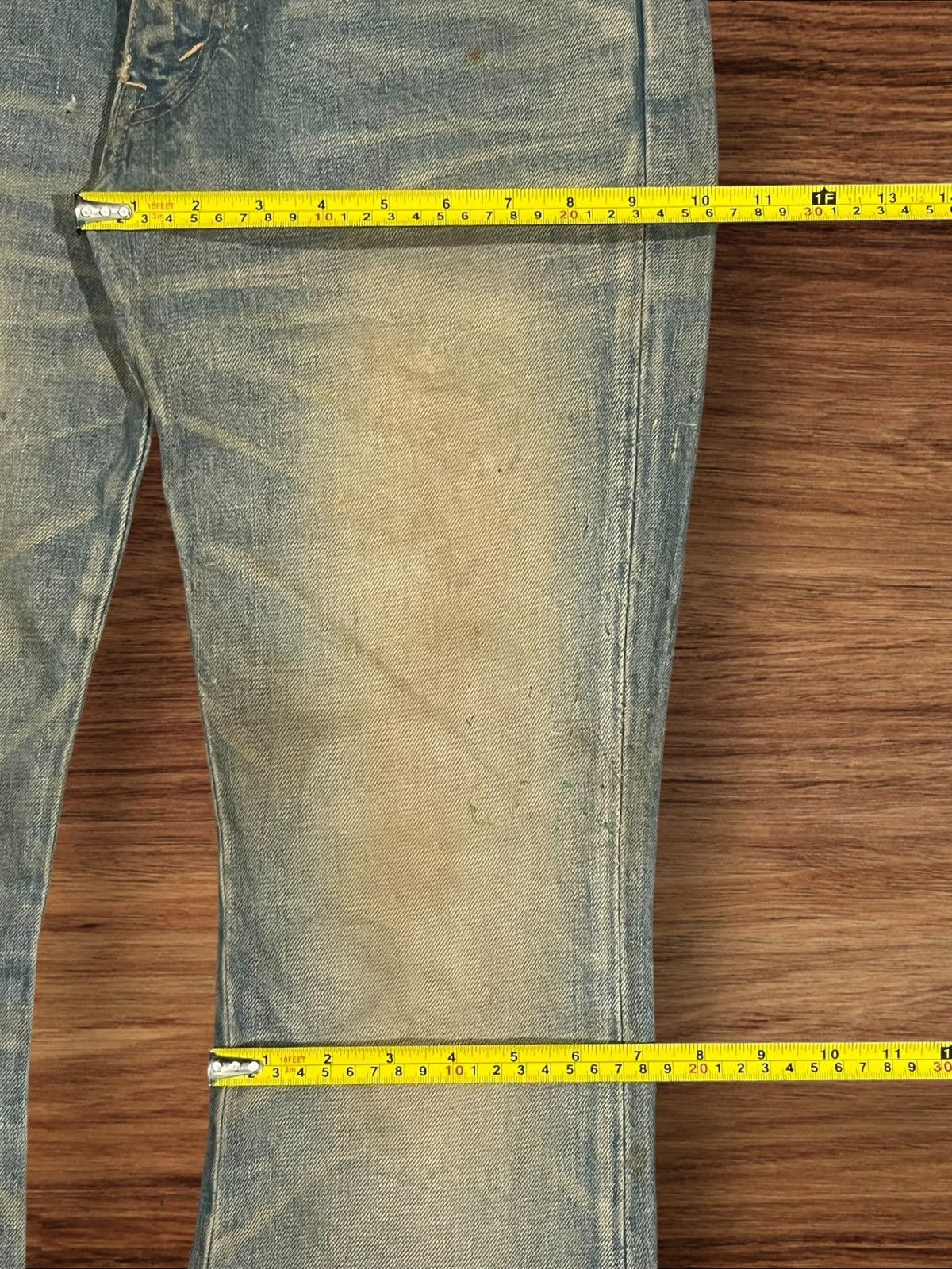Undercover Led Rechwe Fragment Design Mud Washed Thunder Flare Jeans Size US 30 / EU 46 - 16 Thumbnail