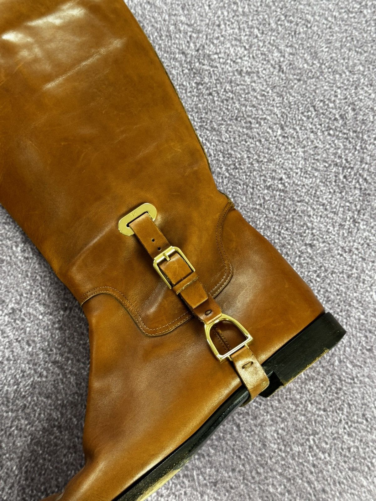 Ralph Lauren Vintage Ralph Lauren Luxury Leather Distressed 90s Boots Size US 10 / IT 40 - 7 Thumbnail