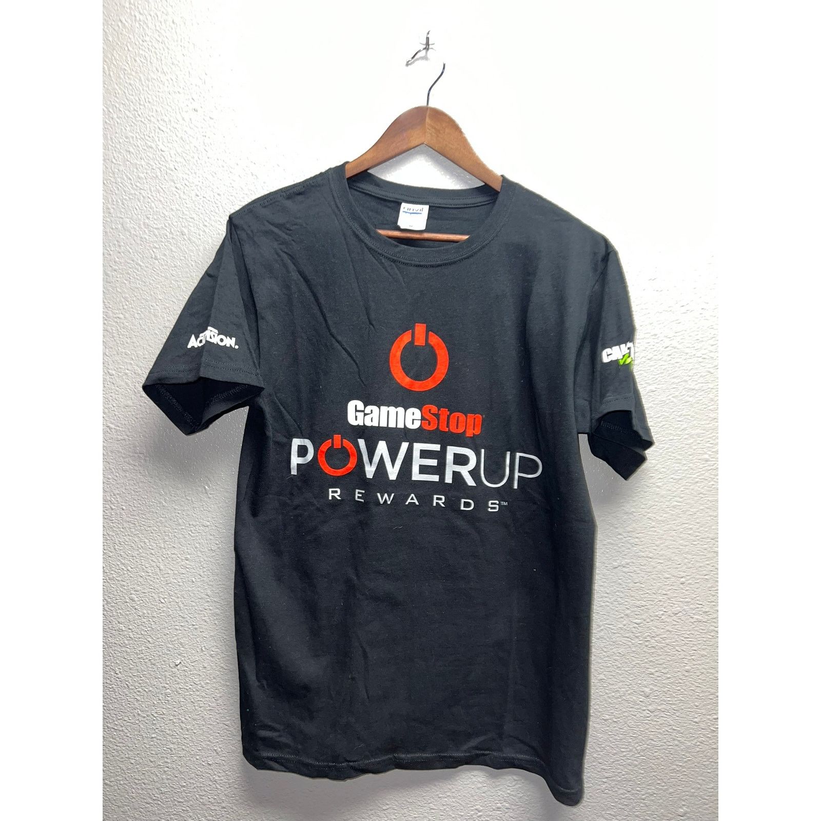 Anvil Vintage Gamestop Shirt Powerup Rewards Power Up Tee Medium Size US M / EU 48-50 / 2 - 1 Thumbnail