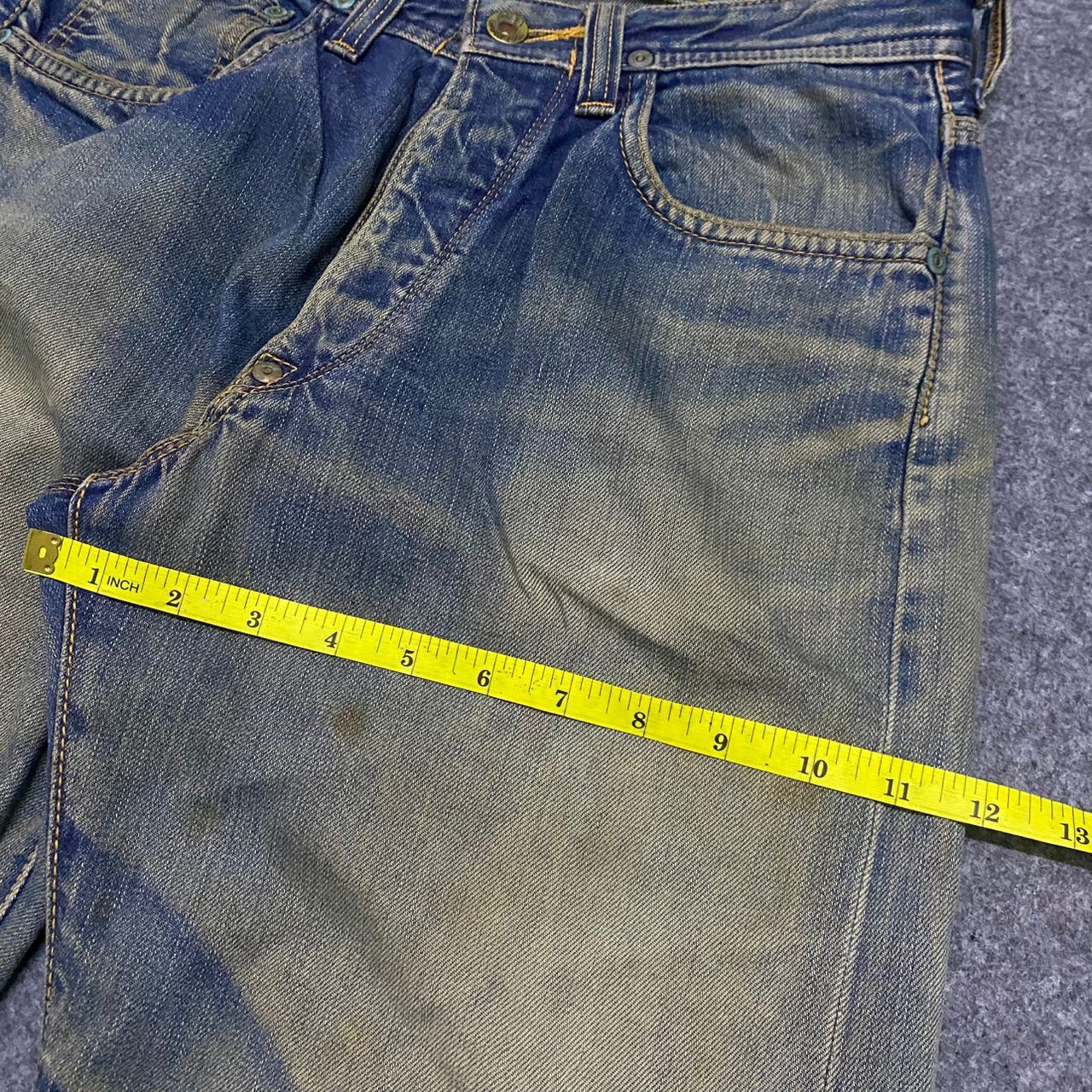 Lee 💥Best Offer💥Vintage 80s Lee Cowboy Selvedge Denim Size US 30 / EU 46 - 6 Thumbnail