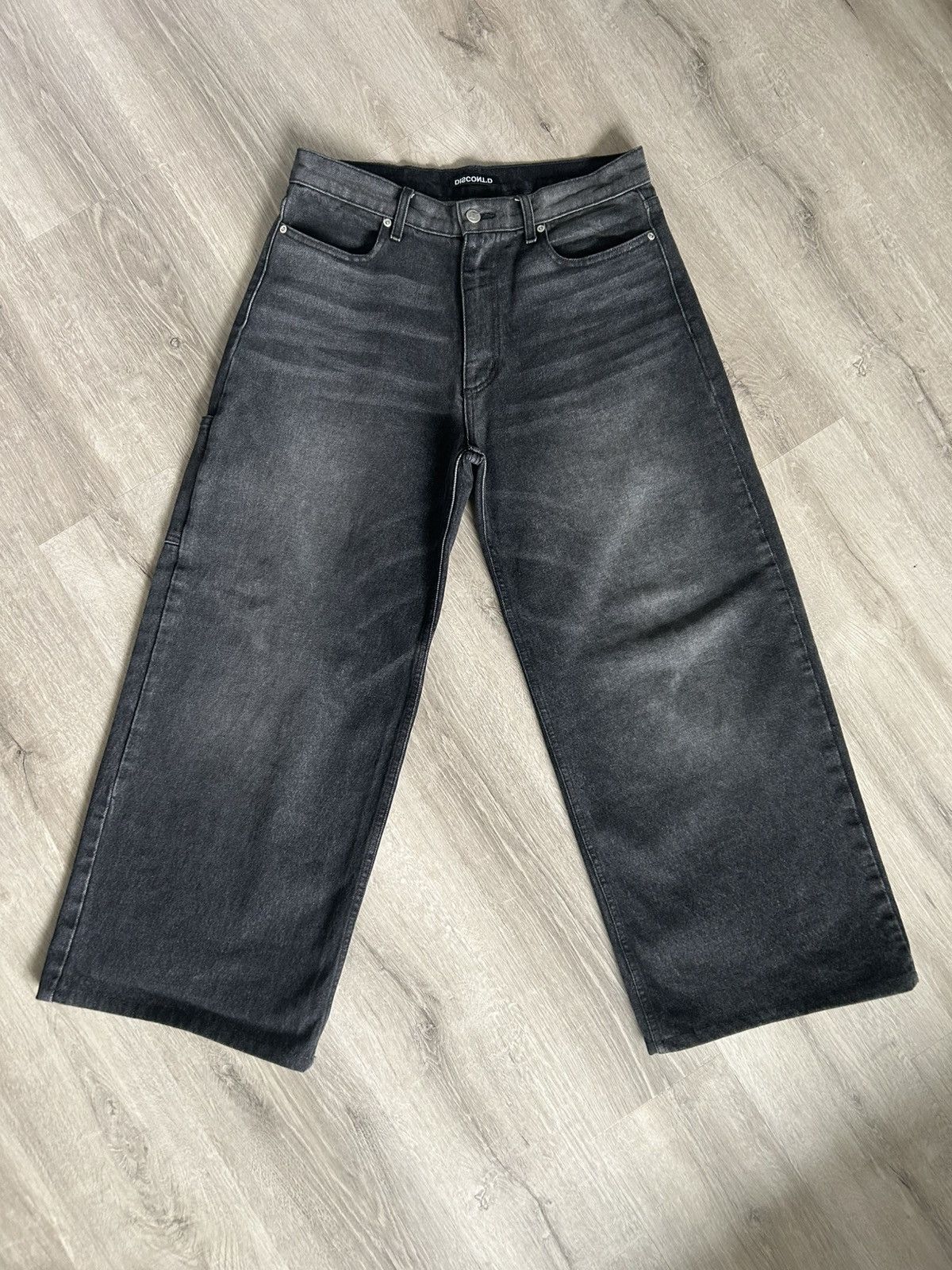 Other Discontd charcoal baggy denim Size US 32 / EU 48 - 1 Thumbnail