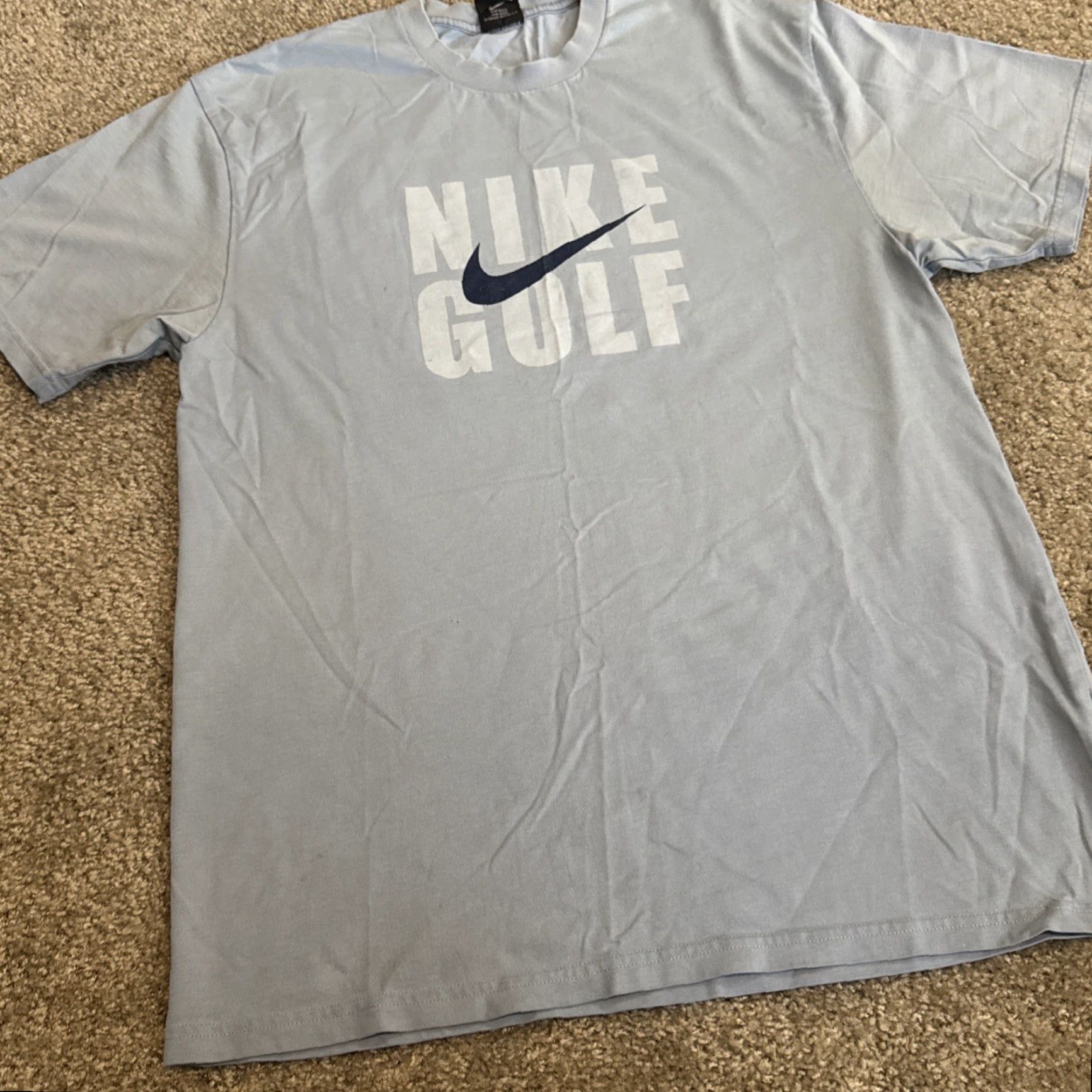 Nike VINTAGE Nike Golf T-Shirt Large Men Blue Swoosh Tiger Woods Size US L / EU 52-54 / 3 - 3 Thumbnail
