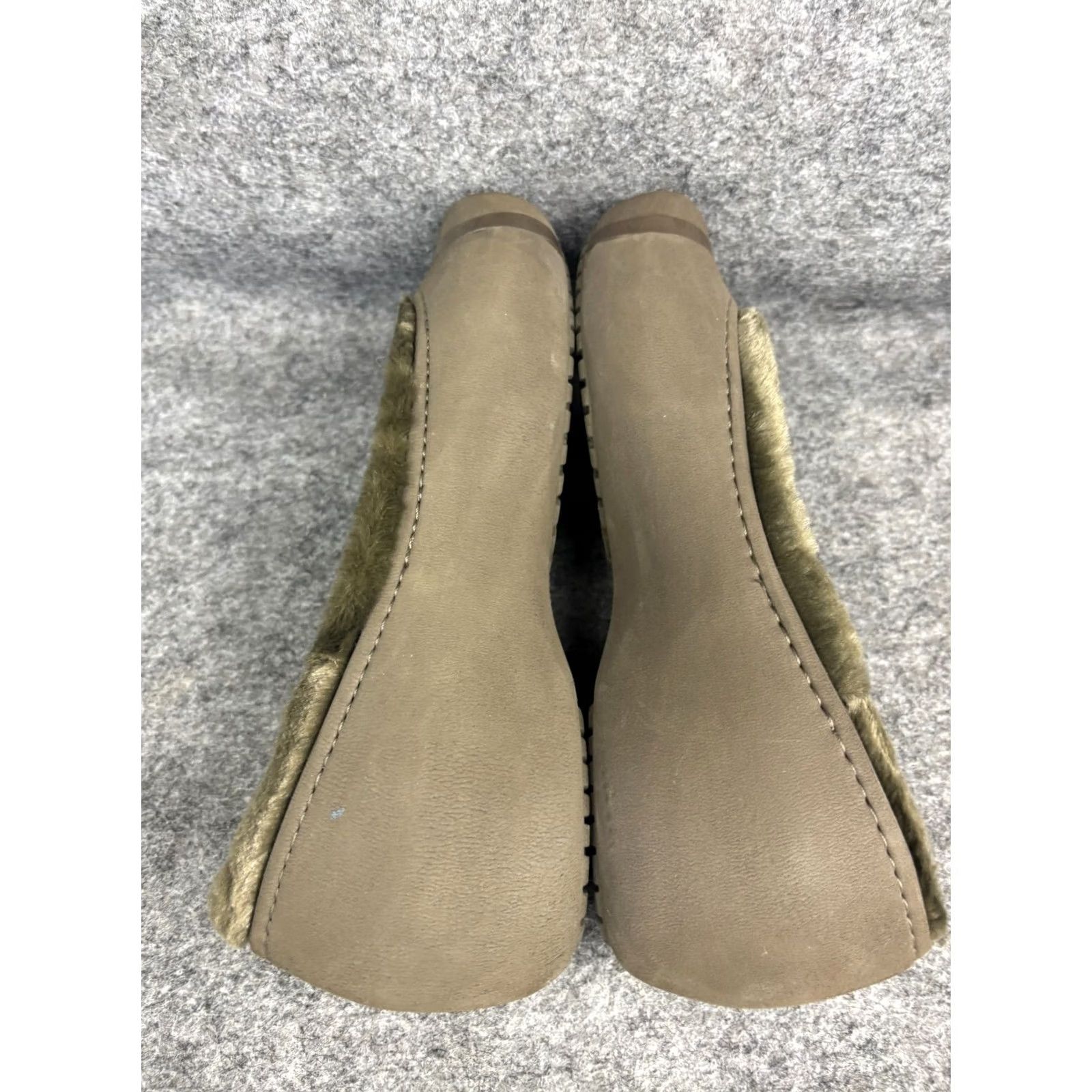 Crocs Crocs Nanook Faux Fur Lined Ballet Flats Women's 9 Brown Slip On Size US 9 / IT 39 - 6 Thumbnail
