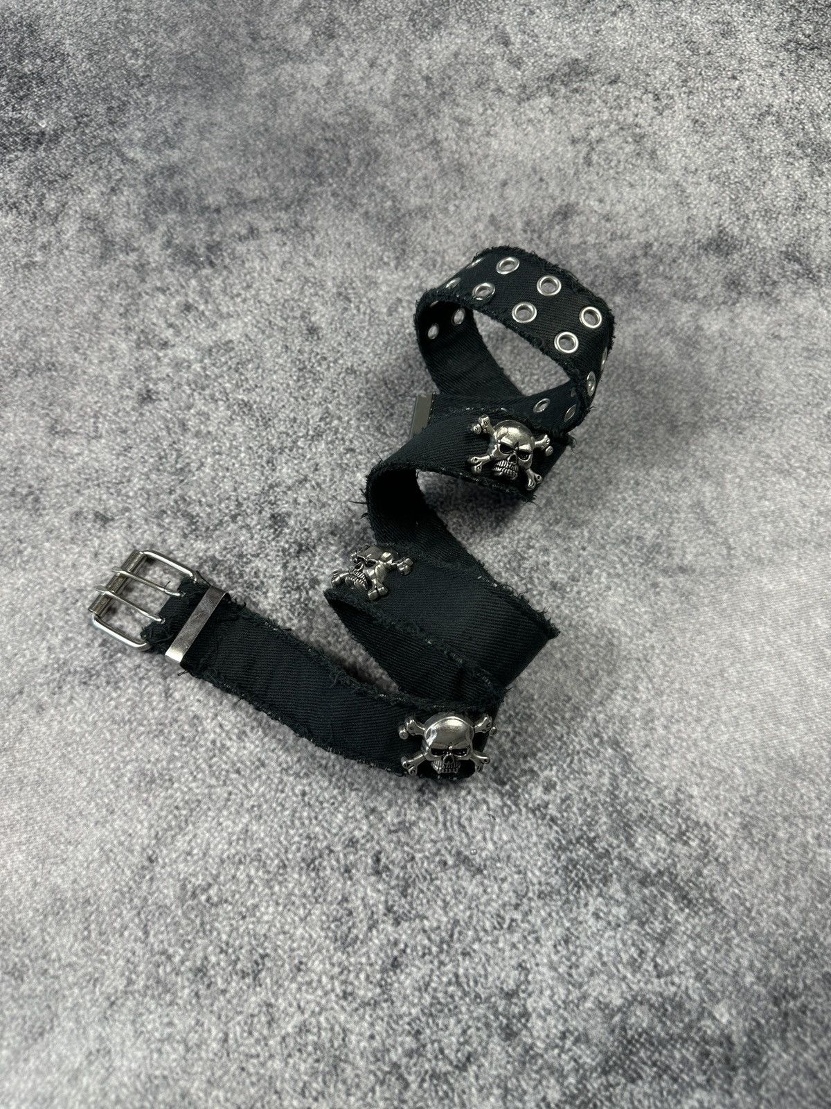 Other Y2K Skulls Full Hole Belts Streetwear Opium Style Rare USA Size ONE SIZE - 1 Thumbnail