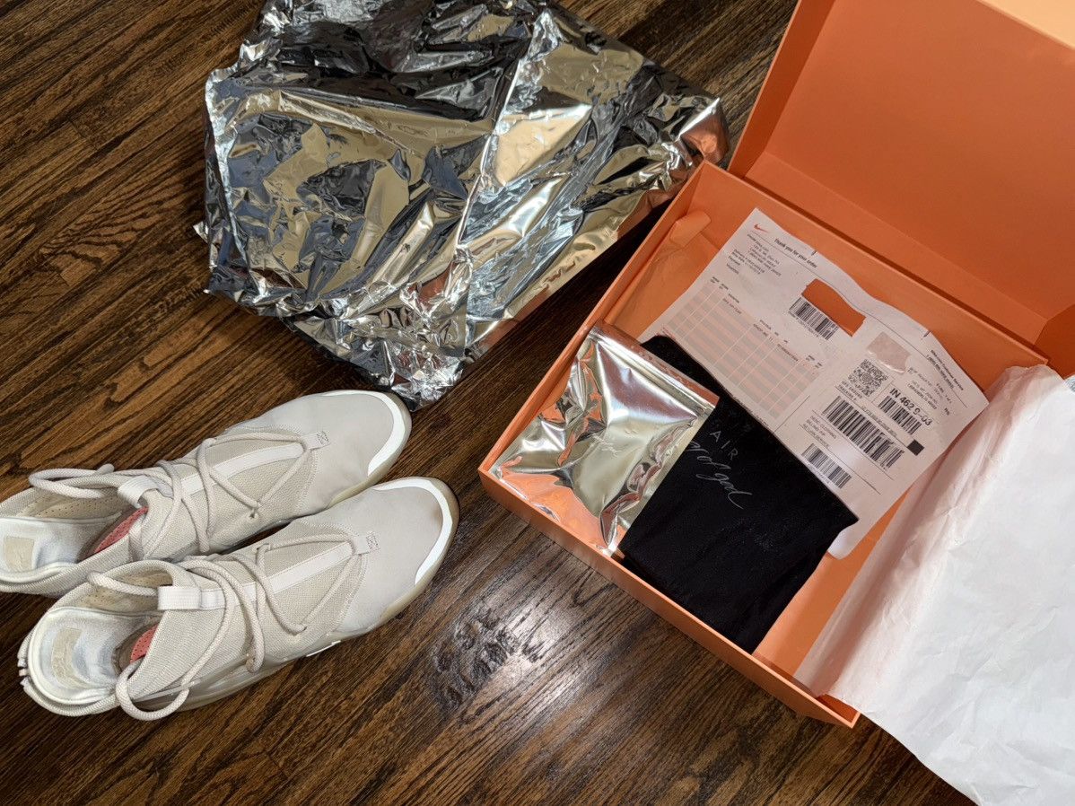 Fear of God × Nike Nike Air Fear Of God 1 Oatmeal AR4237-900 Sneaker SIZE 11 Size US 11 / EU 44 - 9 Thumbnail