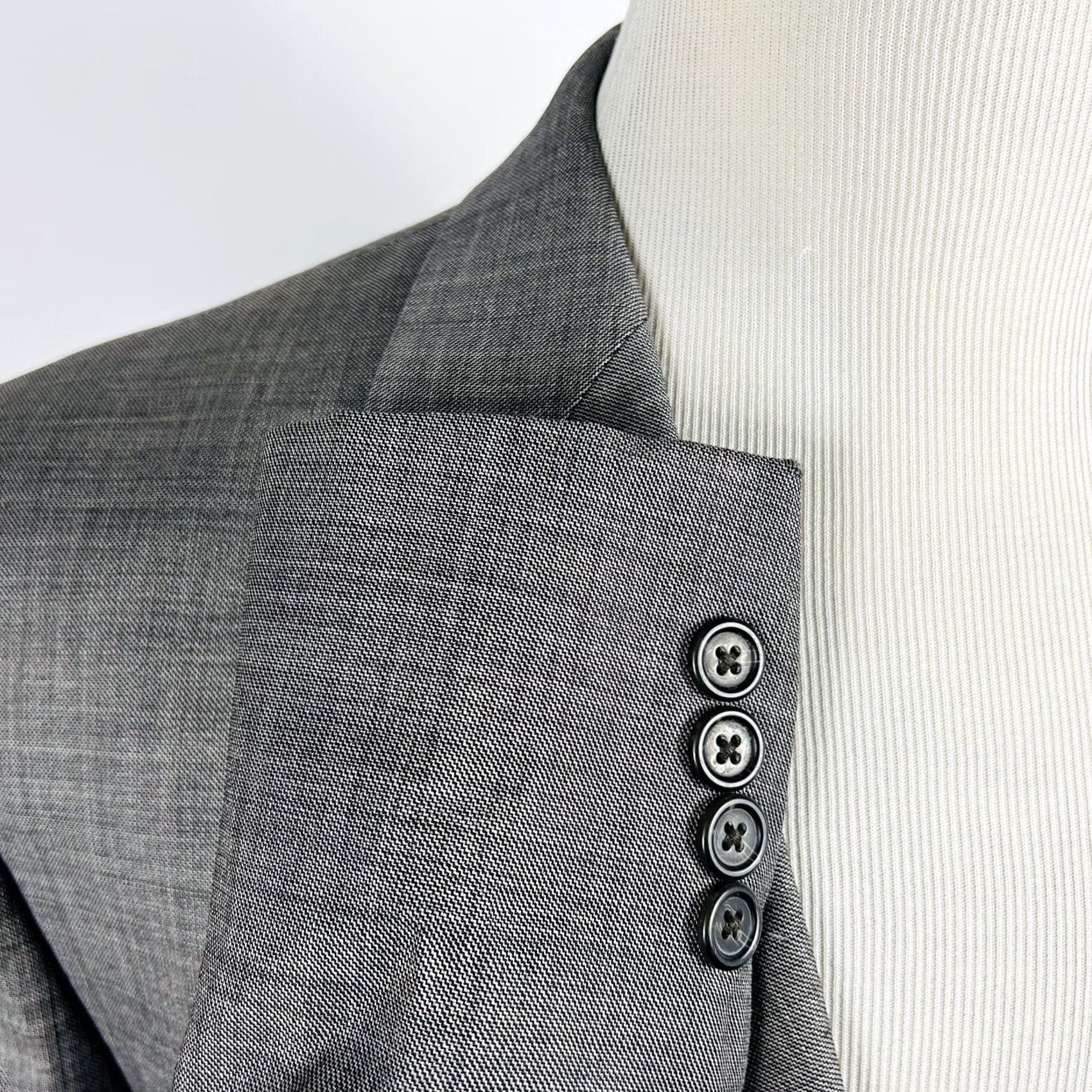 Chaps Chaps Sport Coat 42R Gray Wool Two Button Lined Vented Size US XS / EU 42 / 0 - 5 Thumbnail