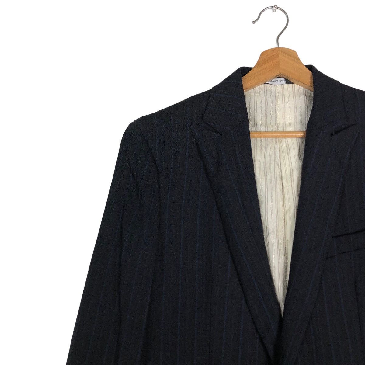 Dolce & Gabbana Vtg Pin Striped Dolce & Gabbana Double Breast Made in Italy Size US M / EU 48-50 / 2 - 7 Thumbnail