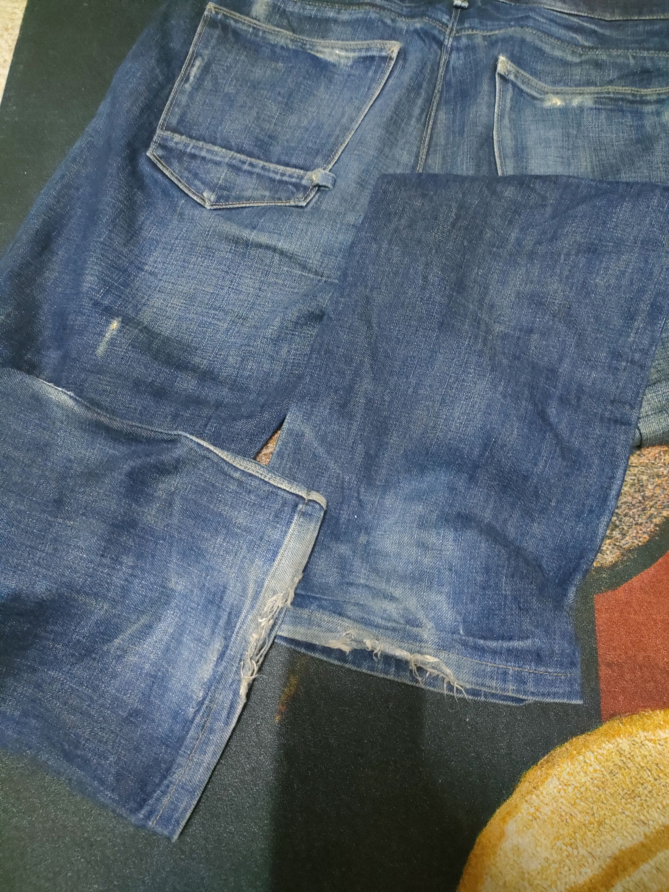 Rick Owens Owens'Slab MKD2804 Selvedge Jeans Size US 34 / EU 50 - 3 Thumbnail