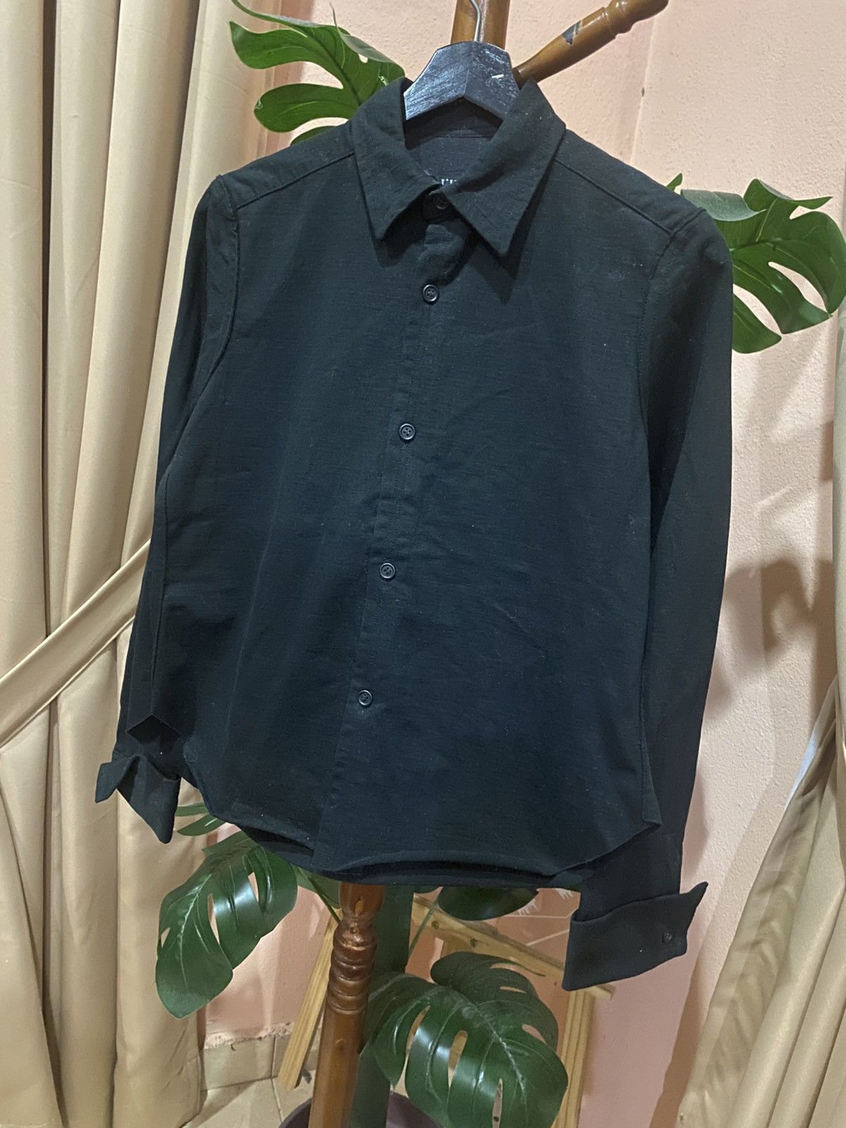 Y's Vintage Y’s bis LIMI Black Shirt - Japanese Designer Wear Size US S / EU 44-46 / 1 - 4 Thumbnail