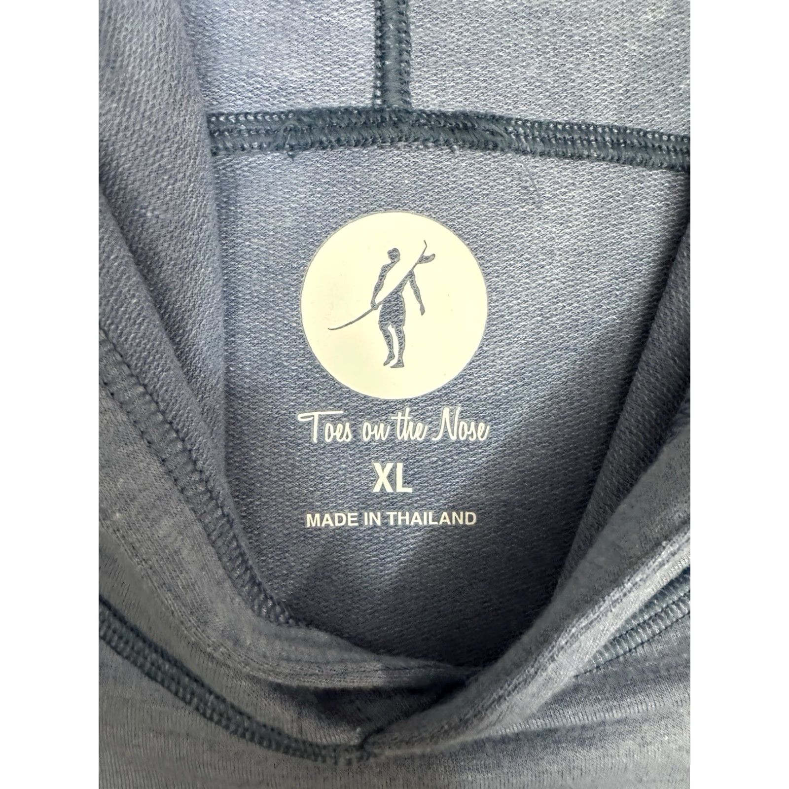 Vintage Toes On The Nose Woman’s Shirt Schooner Hoodie XL Sea Silk Surf Core Beach Sea Silk Surf Womens XL Blue Pullover Shirt Hoodie Beachwear Casual Size XL / US 12-14 / IT 48-50 - 6 Thumbnail