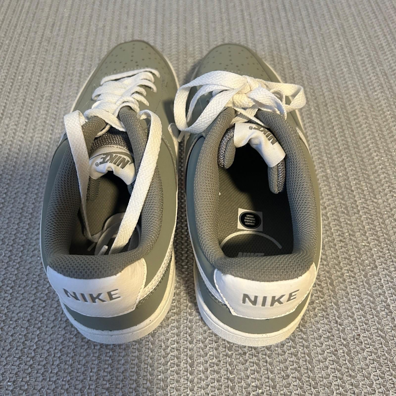 Nike Size 8.5 - Nike Court Vision Premium Low Light Army Sail Size US 8.5 / EU 41-42 - 3 Thumbnail